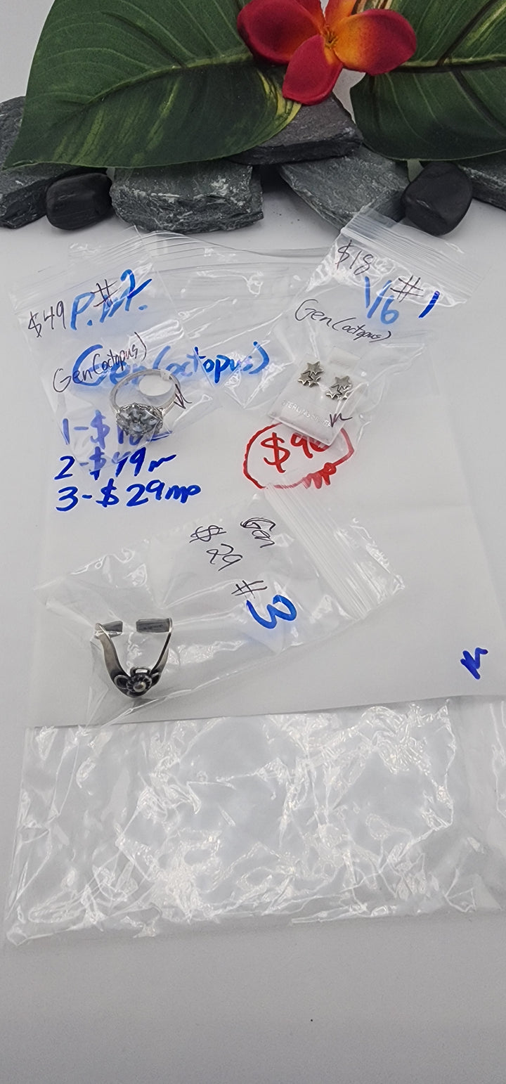 PM SHOW 48HR - RESERVED FOR: Gen🐙 - 1/6/2026 tiktok Live Show - 3 Sterling Silver Items