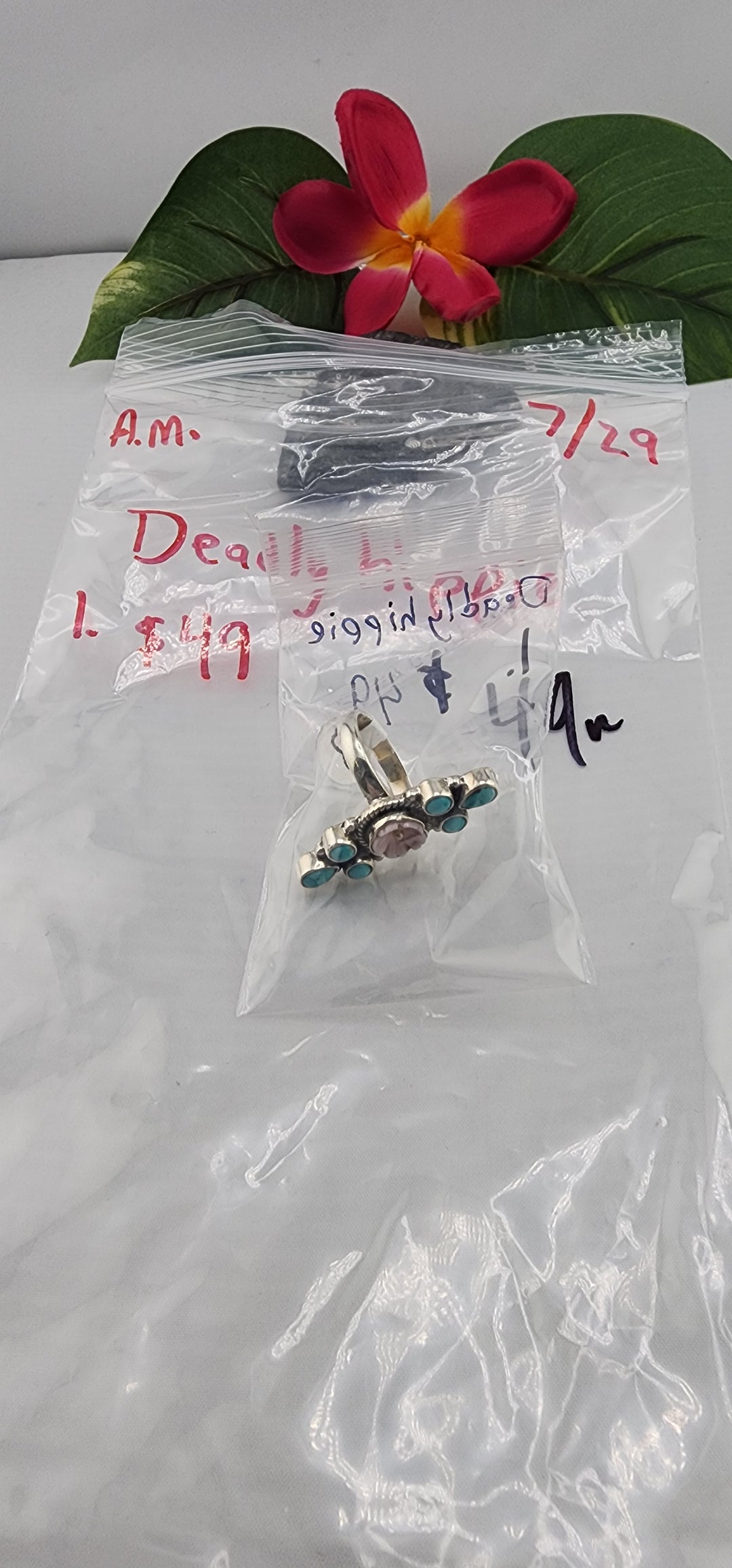 AM SHOW 48HR - RESERVED FOR: Deadly hippie   - 7/29/2025 FL tiktok Live Show - 1 Sterling Silver Items
