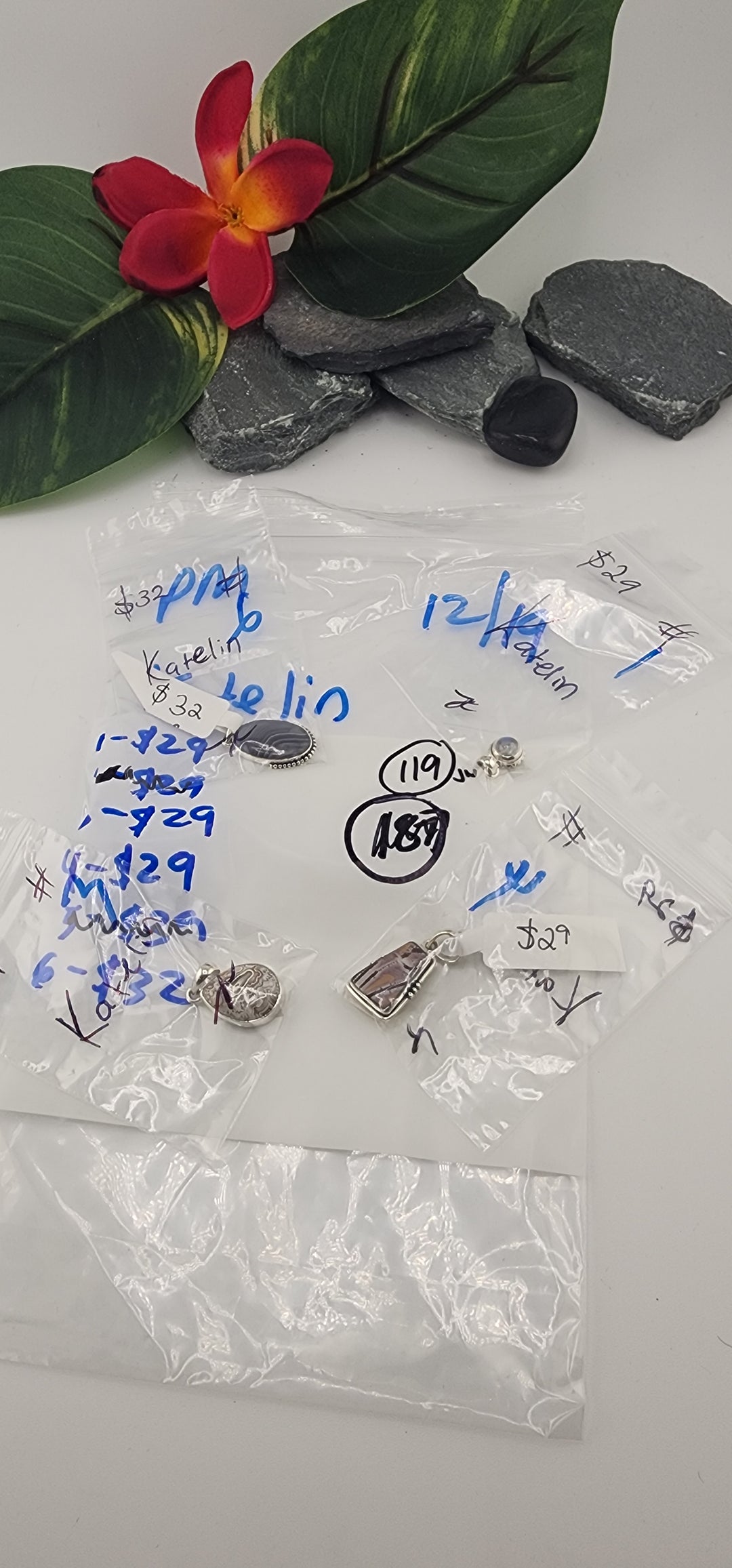 PM SHOW 48HR - RESERVED FOR:  Katelin- 12/19/2025 tiktok Live Show -4 Sterling Silver Items