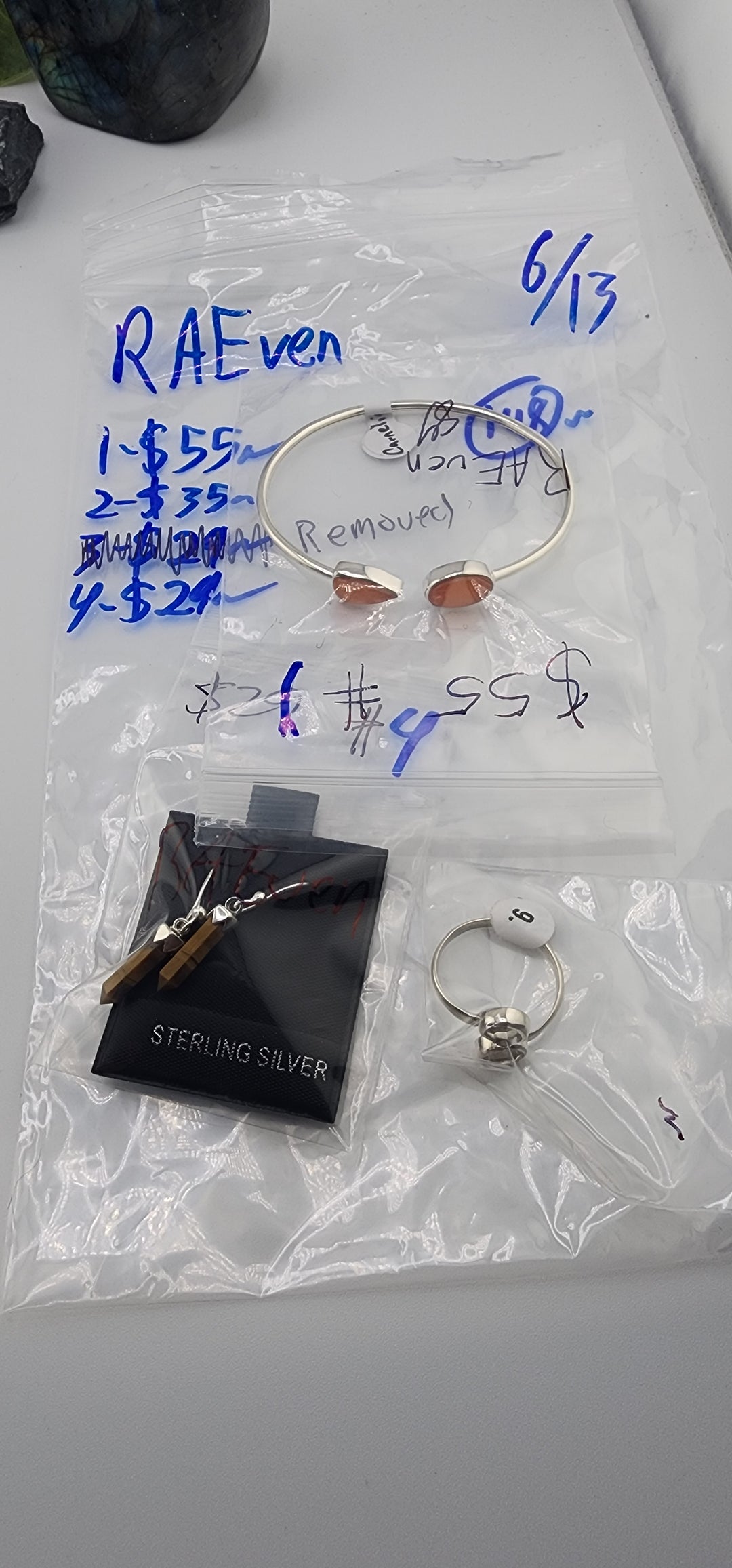 48HR - RESERVED FOR: RAEven - 6/13/2025 FL tiktok Live Show - 3 Sterling Silver Items