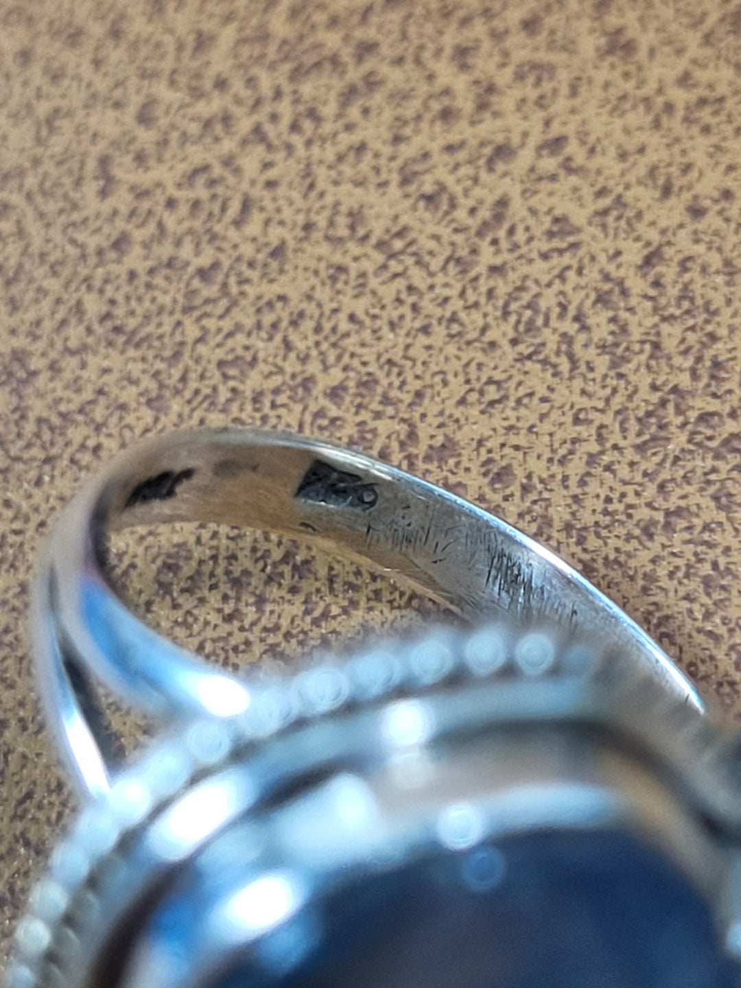 Natural Moss Agate Ring 925 Sterling Silver Size 6