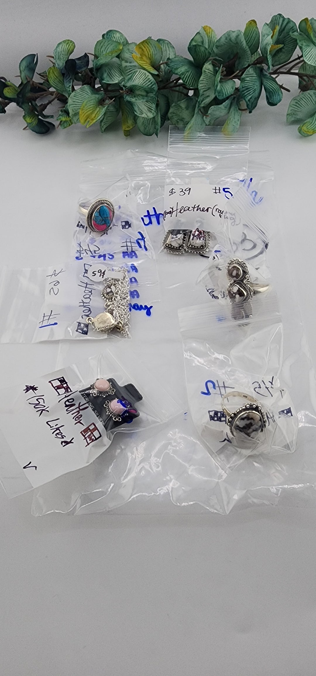 48HR - RESERVED FOR: 🏁Heather🏁 - 7/2/2025 FL tiktok Live Show - 6 Sterling Silver Items