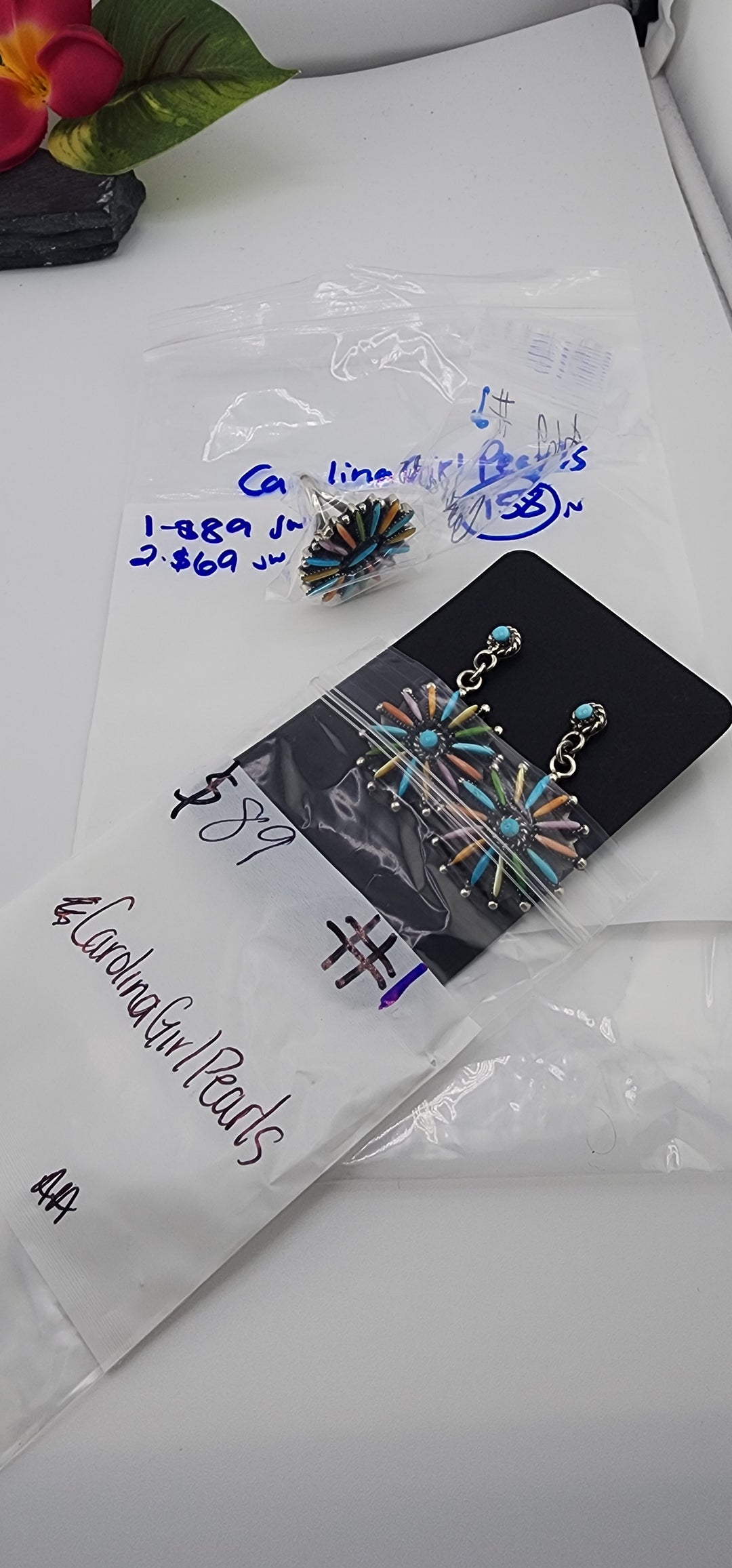 RESERVED FOR:  CarolinaGirlPearls- 5/31/2025 tiktok Live Show - 2 Sterling Silver Items