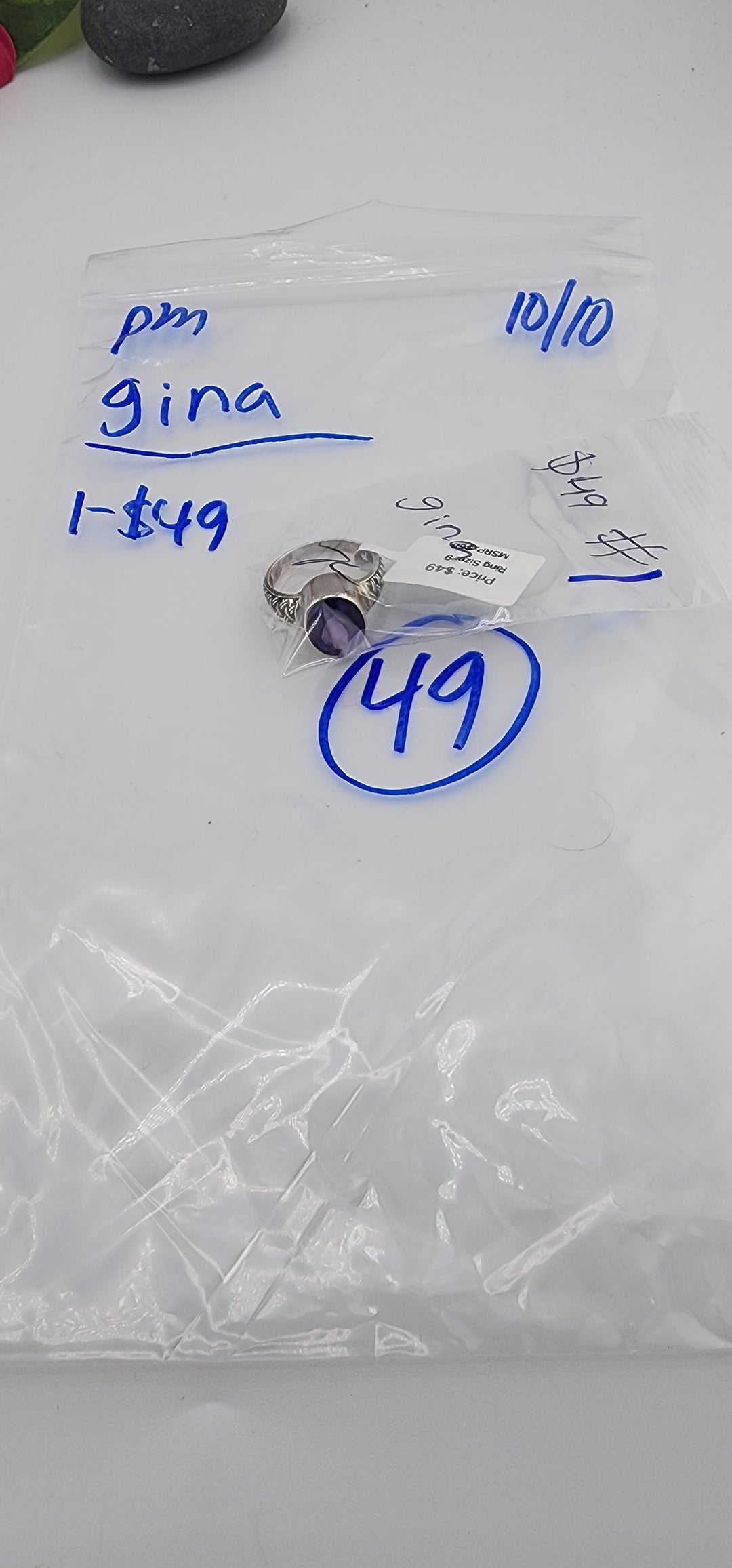 PM SHOW 48HR - RESERVED FOR: gina - 10/10/2025 FL tiktok Live Show - 1 Sterling Silver Items