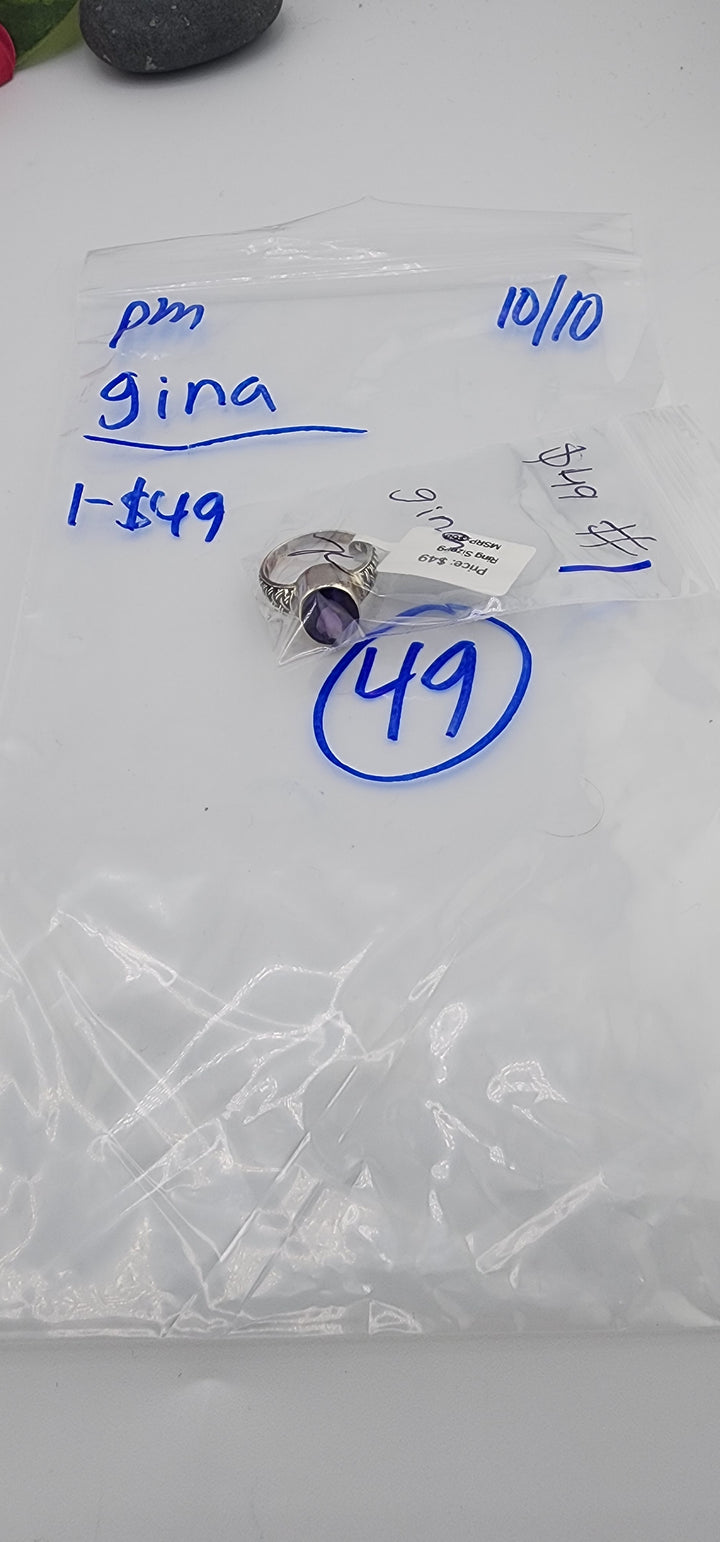PM SHOW 48HR - RESERVED FOR: gina - 10/10/2025 FL tiktok Live Show - 1 Sterling Silver Items