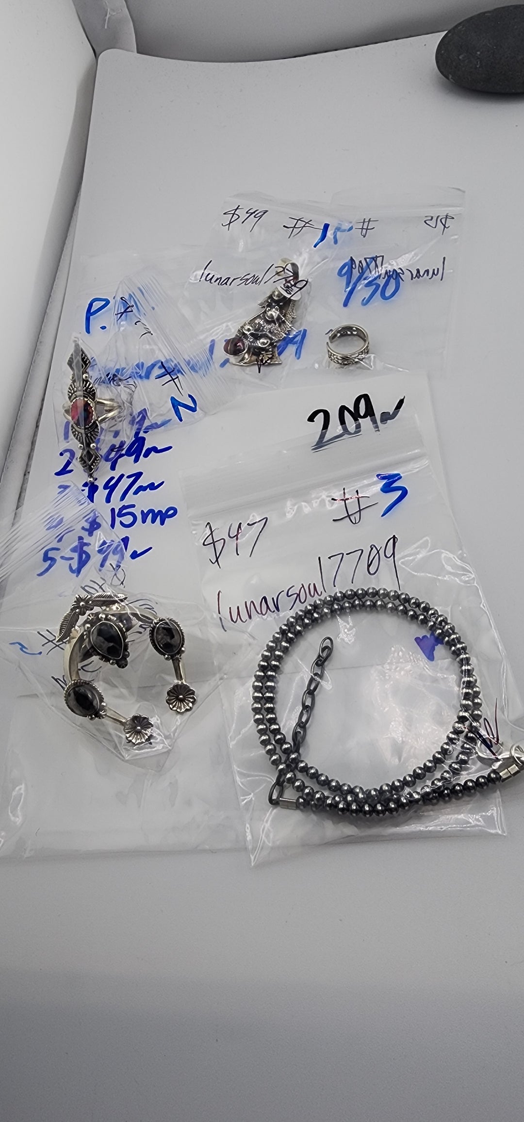 AM SHOW 48HR RESERVED FOR: lunarsoul7709 - 9/30/2025 FL tiktok Live Show -  1 Sterling Silver Items