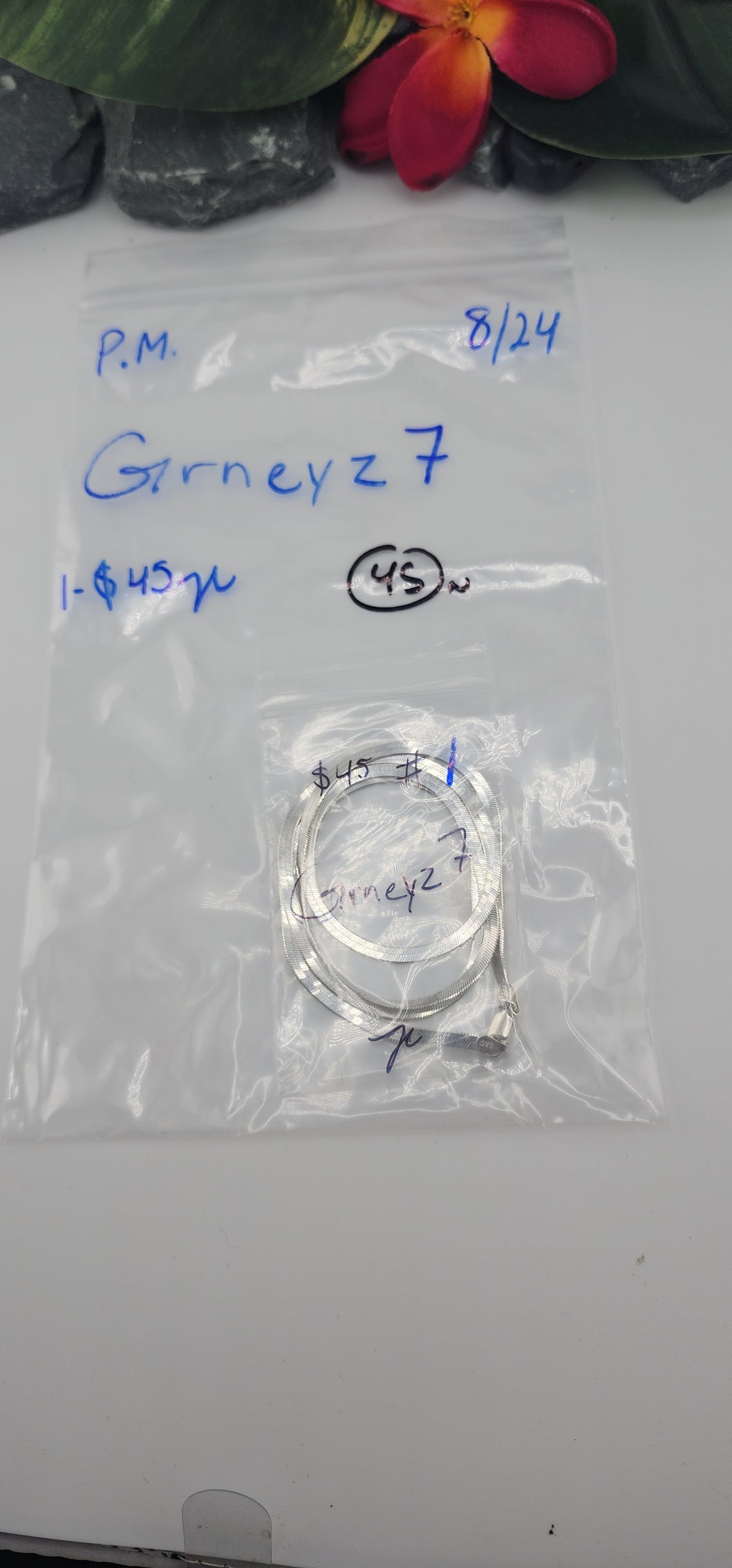 PM SHOW 48HR - RESERVED FOR:  Grneyz7- 8/24/2025 FL tiktok Live Show -1  Sterling Silver Items