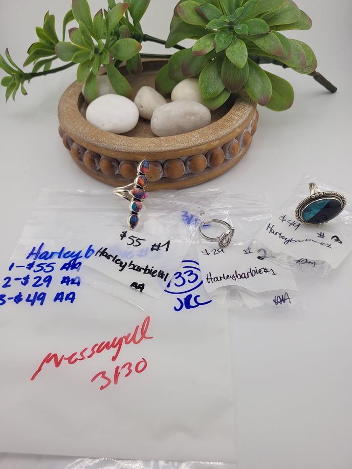 RESERVED FOR: Harleybarbie#1- 3/12/2025 Live Show - 3 Sterling Silver Items