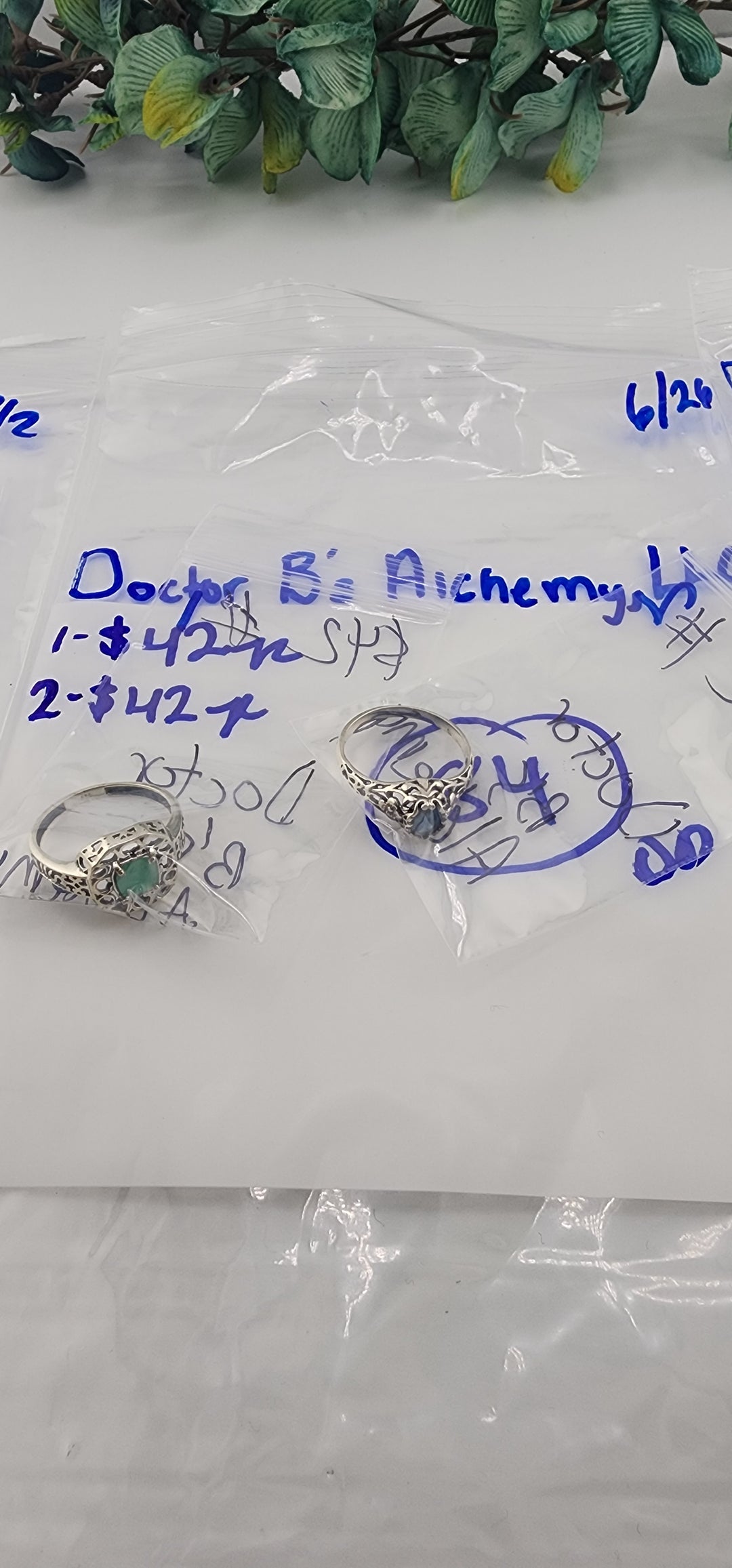 48HR - RESERVED FOR: Doctor B's Alchemy, LLC - 6/26/2025 FL tiktok Live Show -  2 Sterling Silver Item