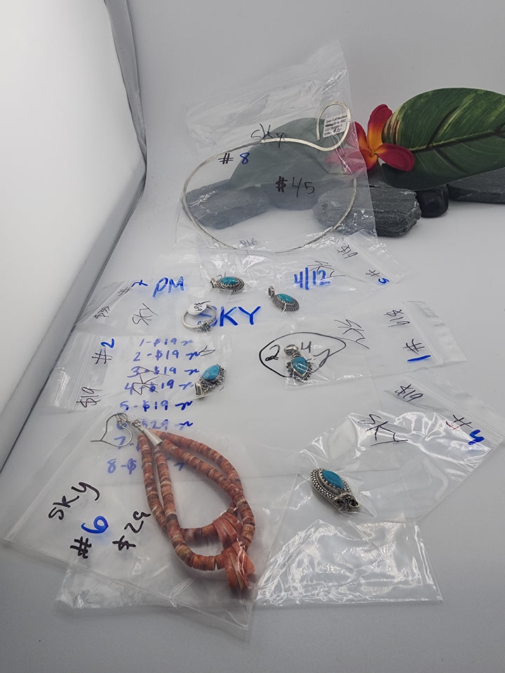 Sky - 4/12/26 PM - 8 925 Sterling Silver Items