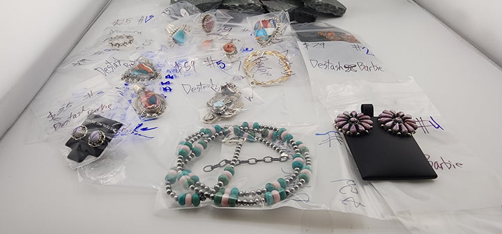 RESERVED FOR: Destash🎀Barbie - 6/18/2025 tiktok Reservation Live Show - 13 Sterling Silver Items