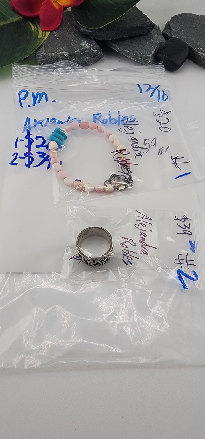 PM SHOW 48HR - RESERVED FOR: Alejandra Robles - 12/16/2025 tiktok Live Show - 2 Sterling Silver Items