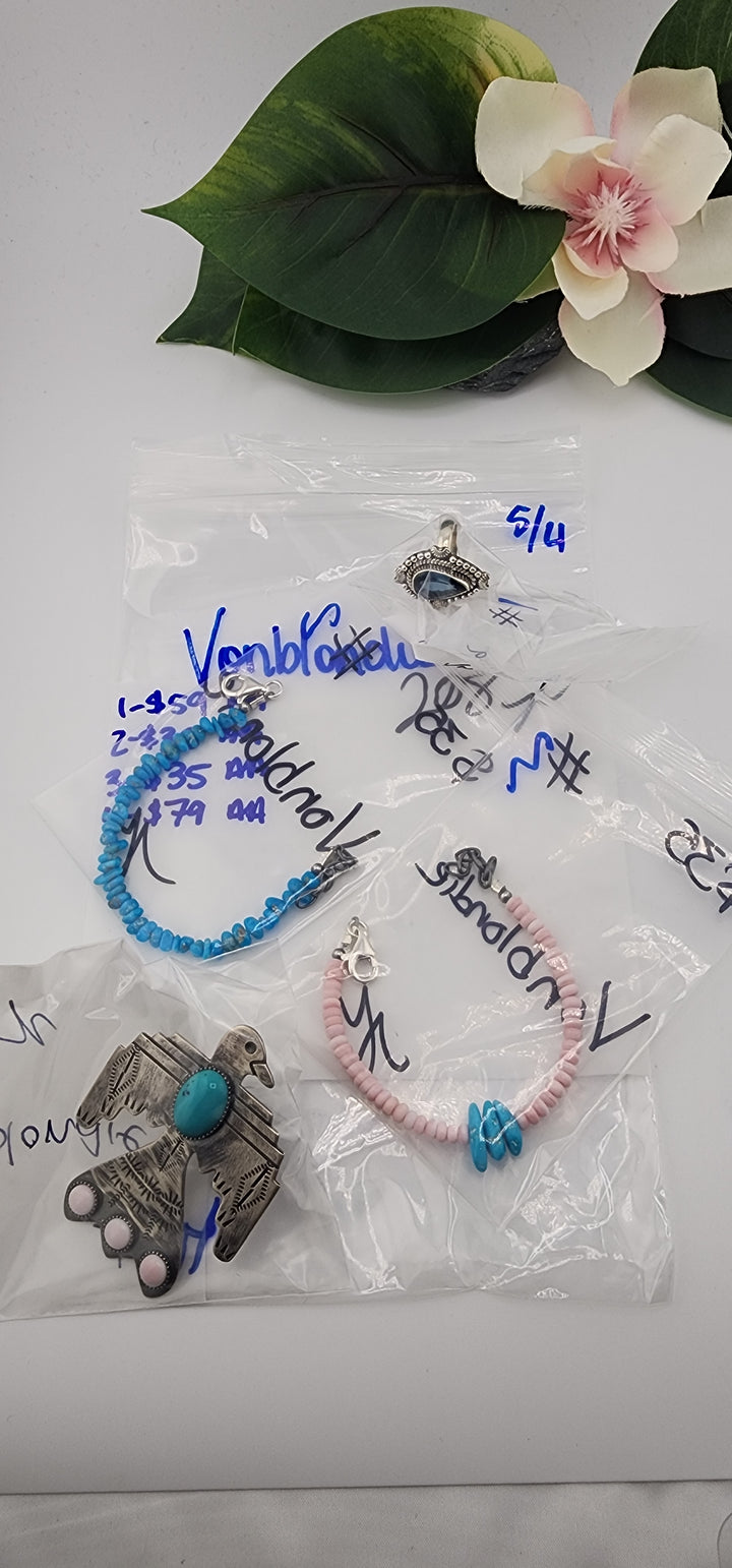RESERVED FOR: Vonblondie - 5/4/2025 tiktok Live Show - 4 Sterling Silver Items
