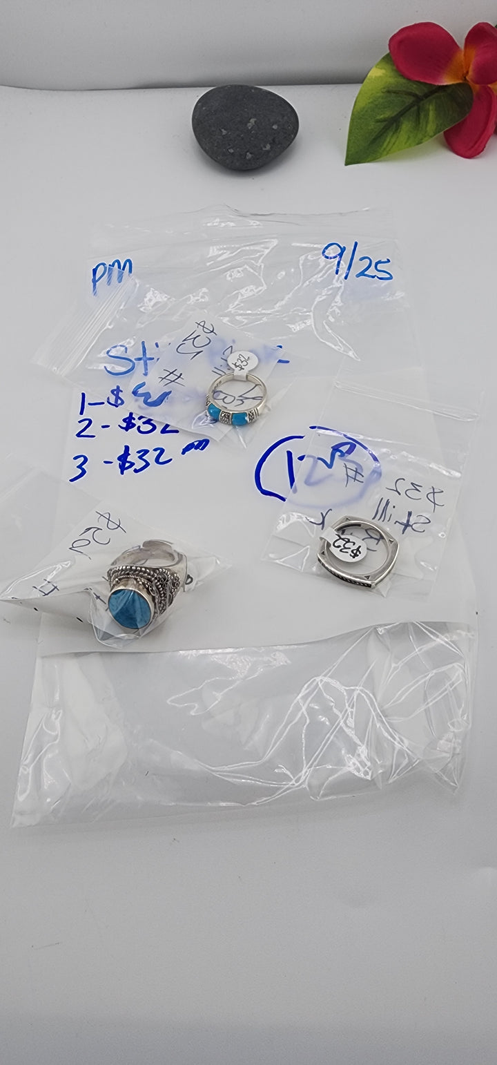 PM SHOW 48HR - RESERVED FOR: Still Bink  - 9/25/2025 FL tiktok Live Show - 3 Sterling Silver Items