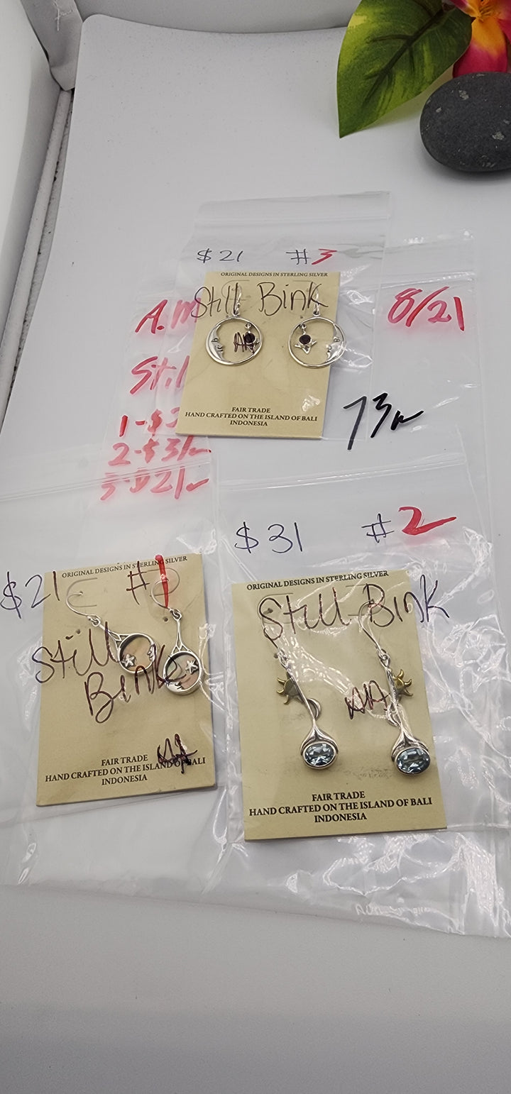 AM SHOW 48HR - RESERVED FOR: Still Bink - 8/21/2025 FL tiktok Live Show - 3 Sterling Silver Items