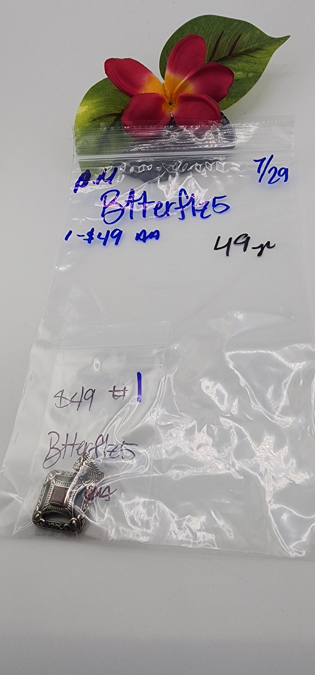 PM SHOW 48HR - RESERVED FOR: Btterflz5 - 7/29/2025 FL tiktok Live Show - 1 Sterling Silver Items