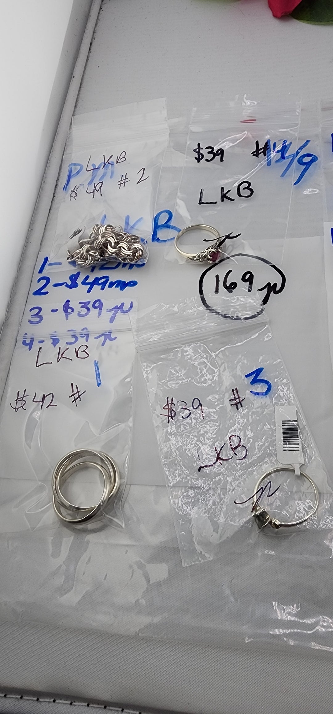 PM SHOW 48HR - RESERVED FOR: LKB  - 12/9/2025 tiktok Live Show - 4 Sterling Silver Items