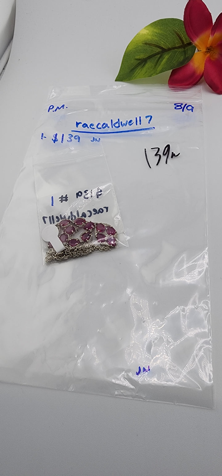PM SHOW 48HR - RESERVED FOR:   raecaldwell- 8/9/2025 FL tiktok Live Show -1  Sterling Silver Items