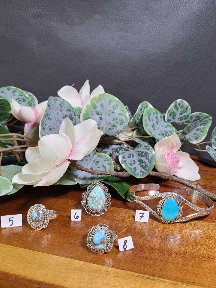 RESERVED FOR: Kimber Olson-8/16/24- 8 Sterling Silver Items