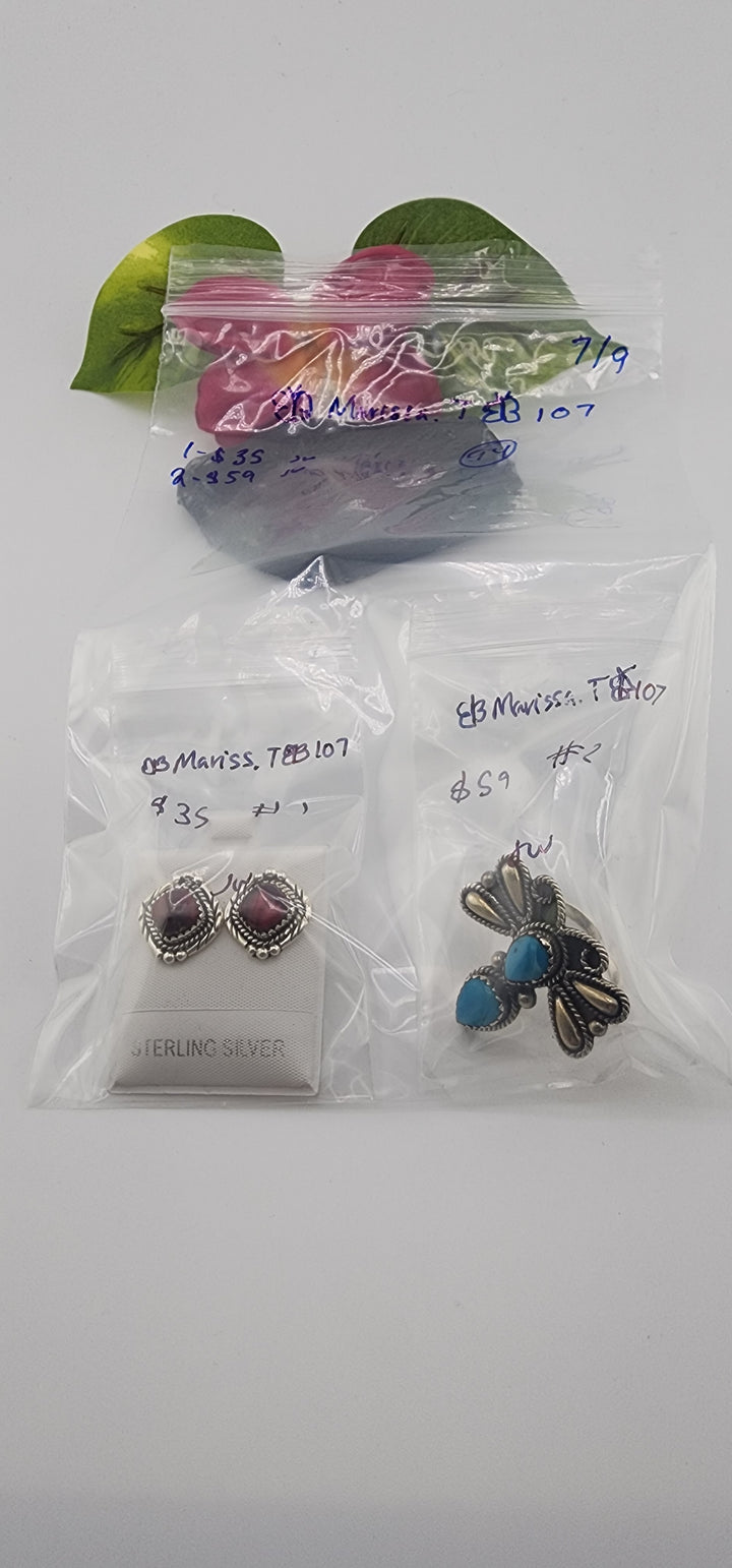 AM SHOW 48HR - RESERVED FOR:  🦋Marissa.T🦋107- 7/9/2025 FL tiktok Live Show -  2 Sterling Silver Items
