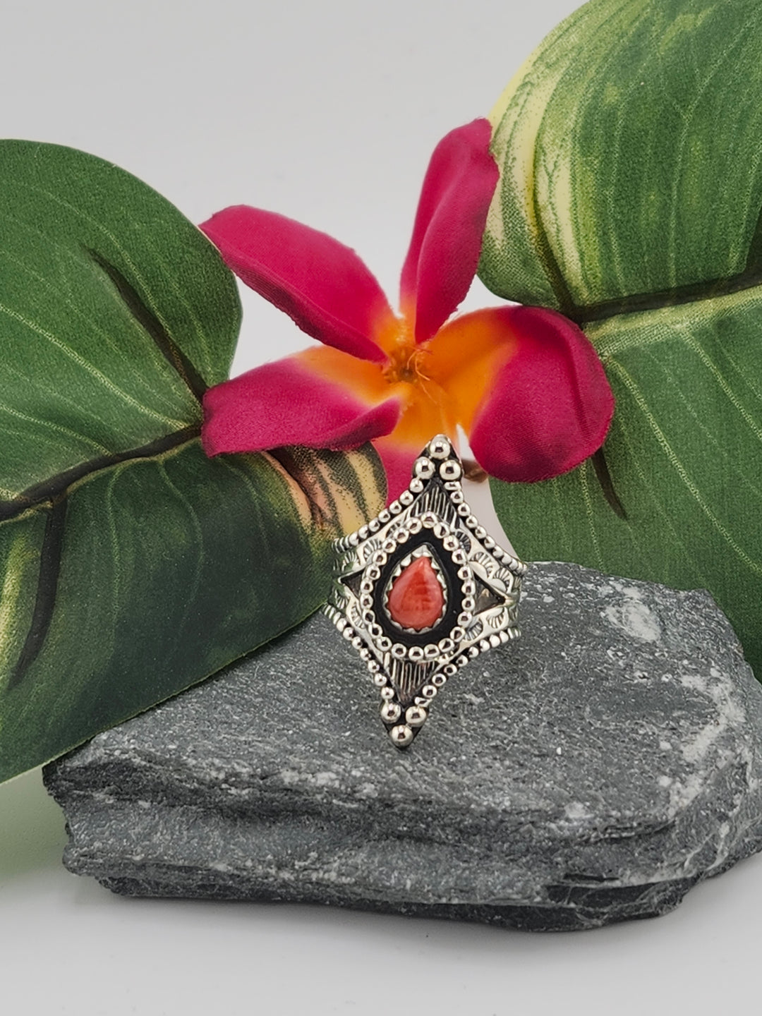 Marquee Red Spiny Oyster Ring Size 7