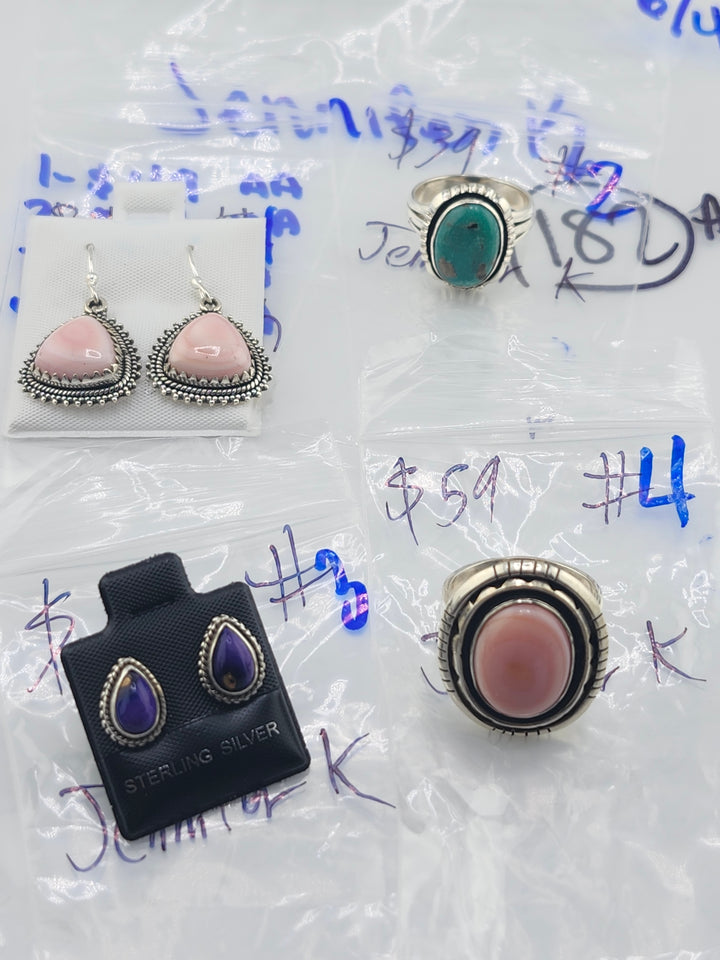 RESERVED FOR: Jennifer K - 6/4/2025 tiktok Live Show - 4 Sterling Silver Items