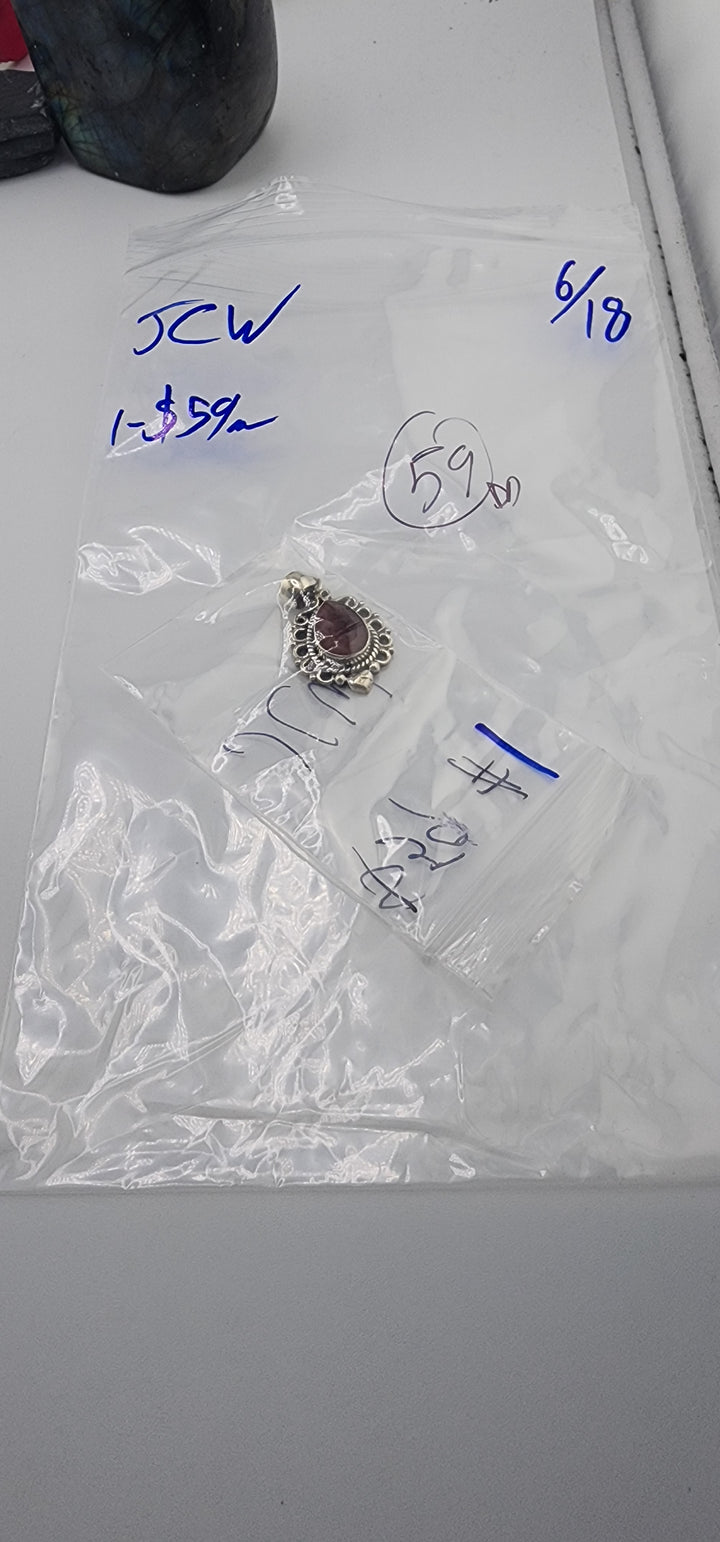 RESERVED FOR: JCW - 6/18/2025 tiktok Reservation Live Show - 1 Sterling Silver Items