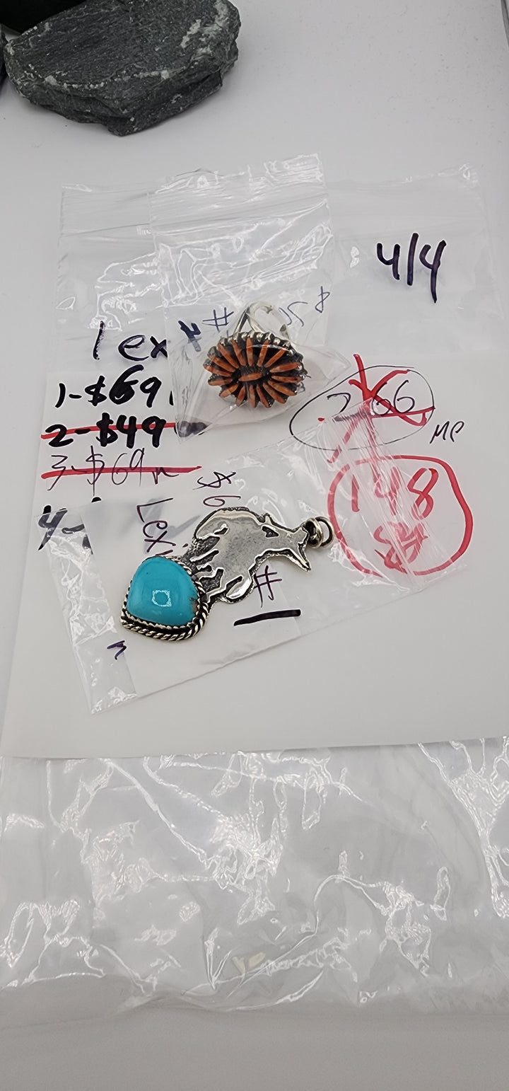 RESERVED FOR: lexi - 4/4/2025 Friday App show Live Show -  2 Sterling Silver Items