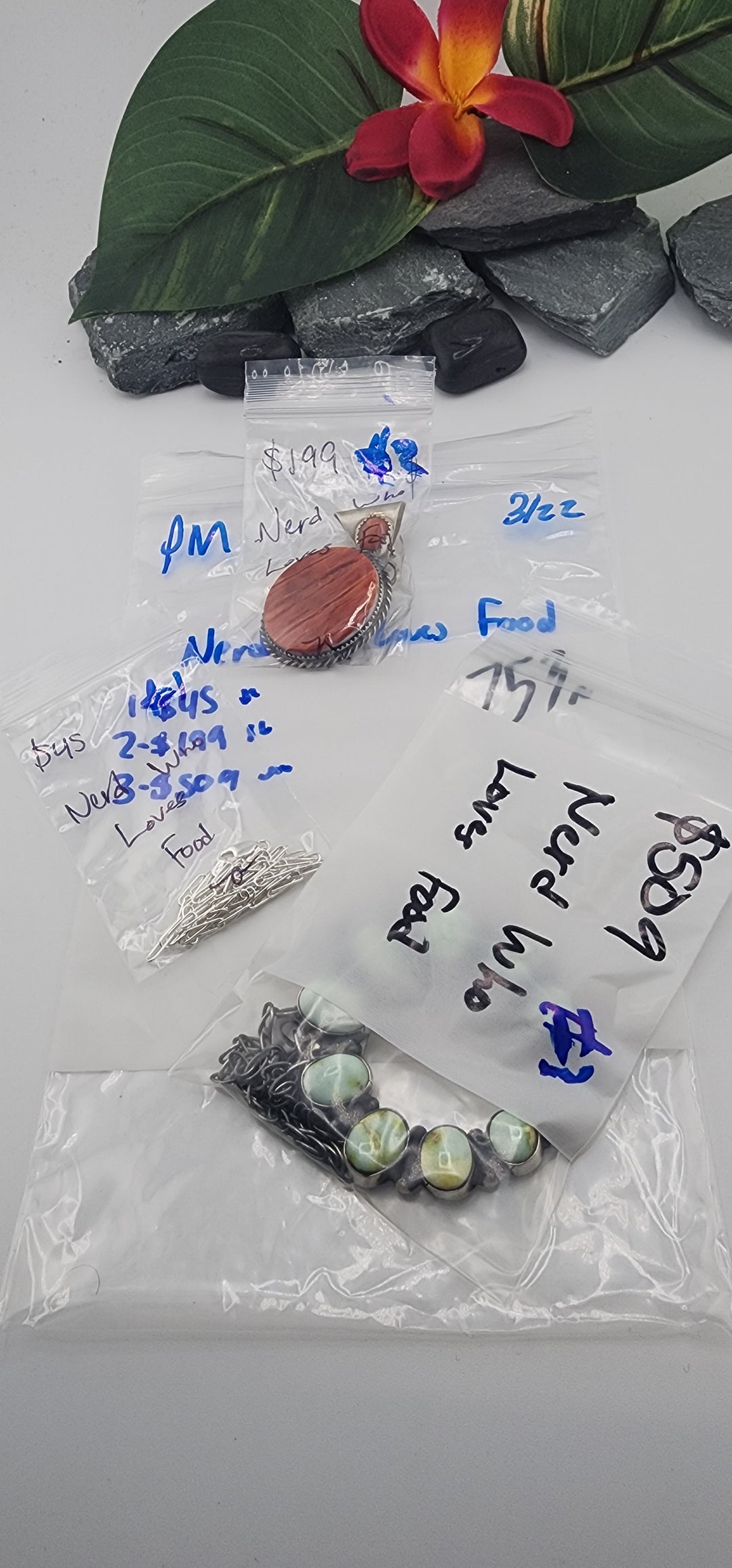 Nerd Who Loves Food- 3/22/26 - 3 925 Sterling Silver Items