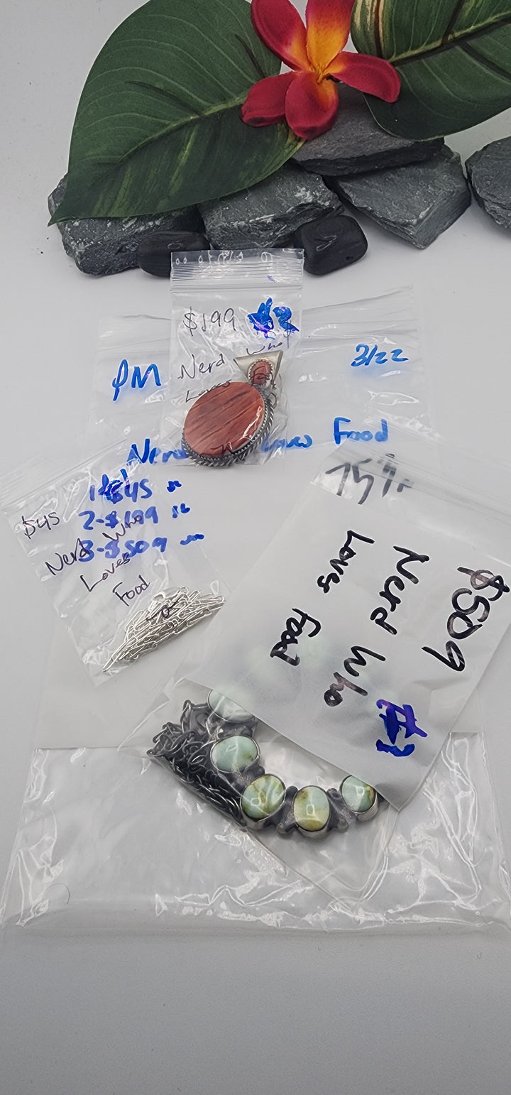 Nerd Who Loves Food- 3/22/26 - 3 925 Sterling Silver Items