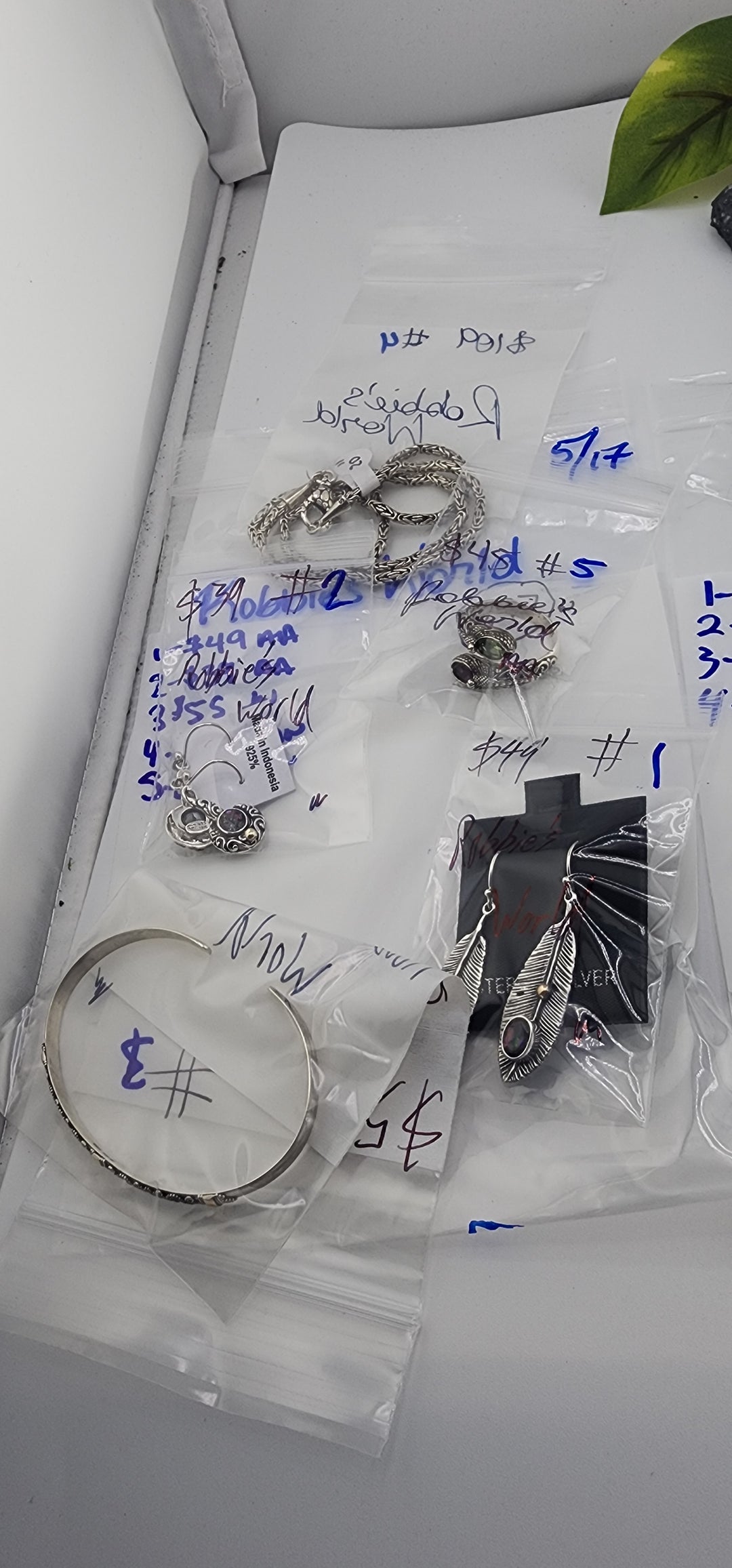 RESERVED FOR: Robbie's World- 5/17/2025 tiktok Live Show (48 hour) -5 Sterling Silver Items