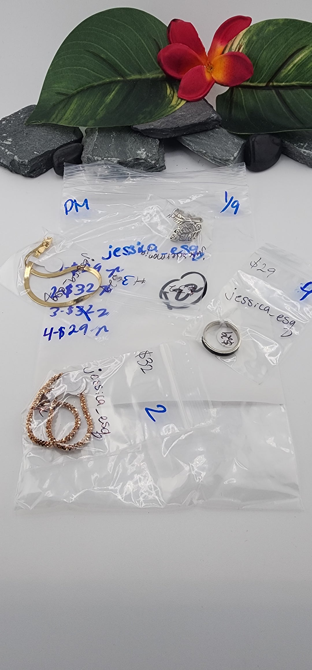 Custom sterling silver items - PM SHOW RESERVED FOR: jessica_esq - 1/9/2026 tiktok Live Show - 4 Sterling Silver Items