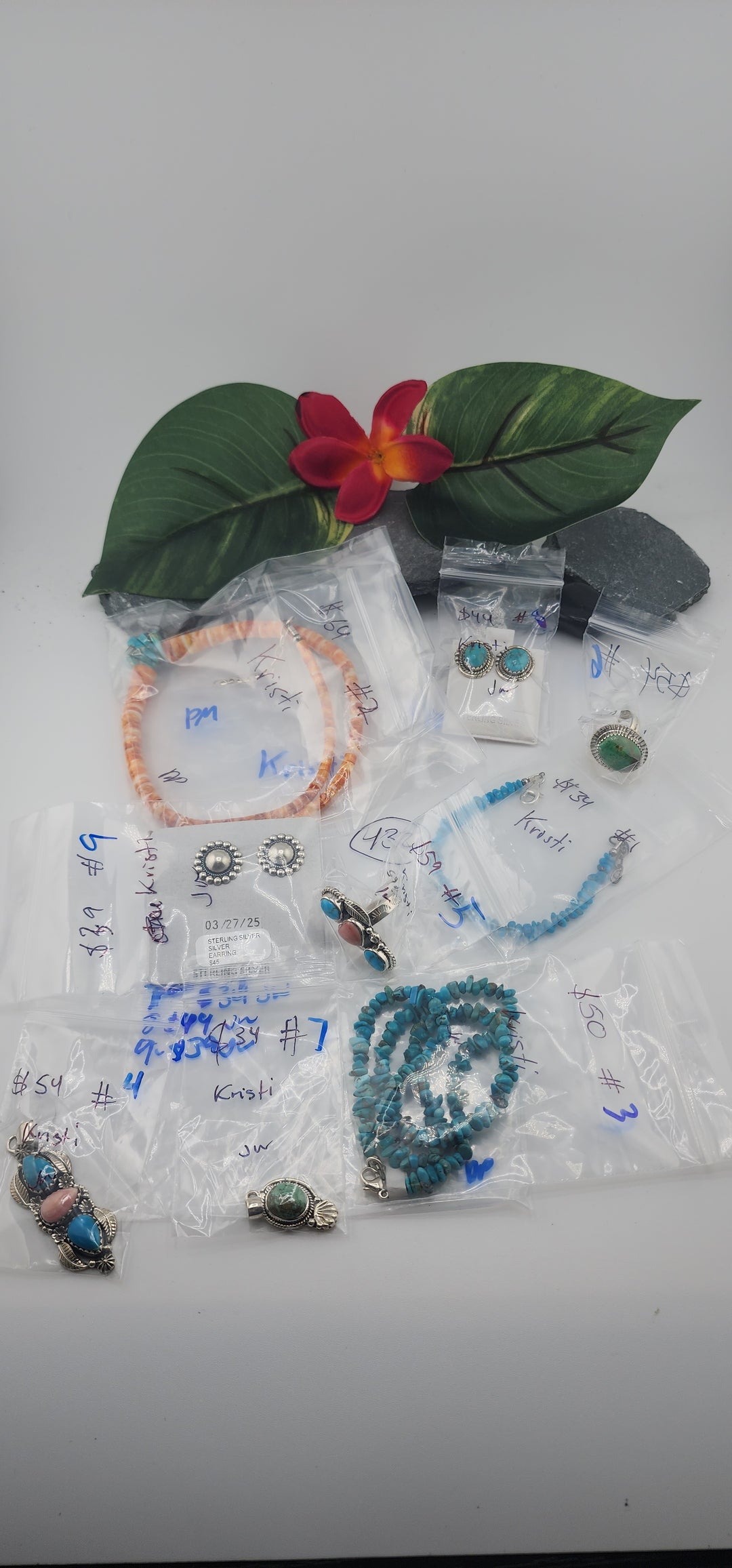 PM SHOW 48HR - RESERVED FOR:  Kristi- 11/20/2025 tiktok Live Show - 9 Sterling Silver Items