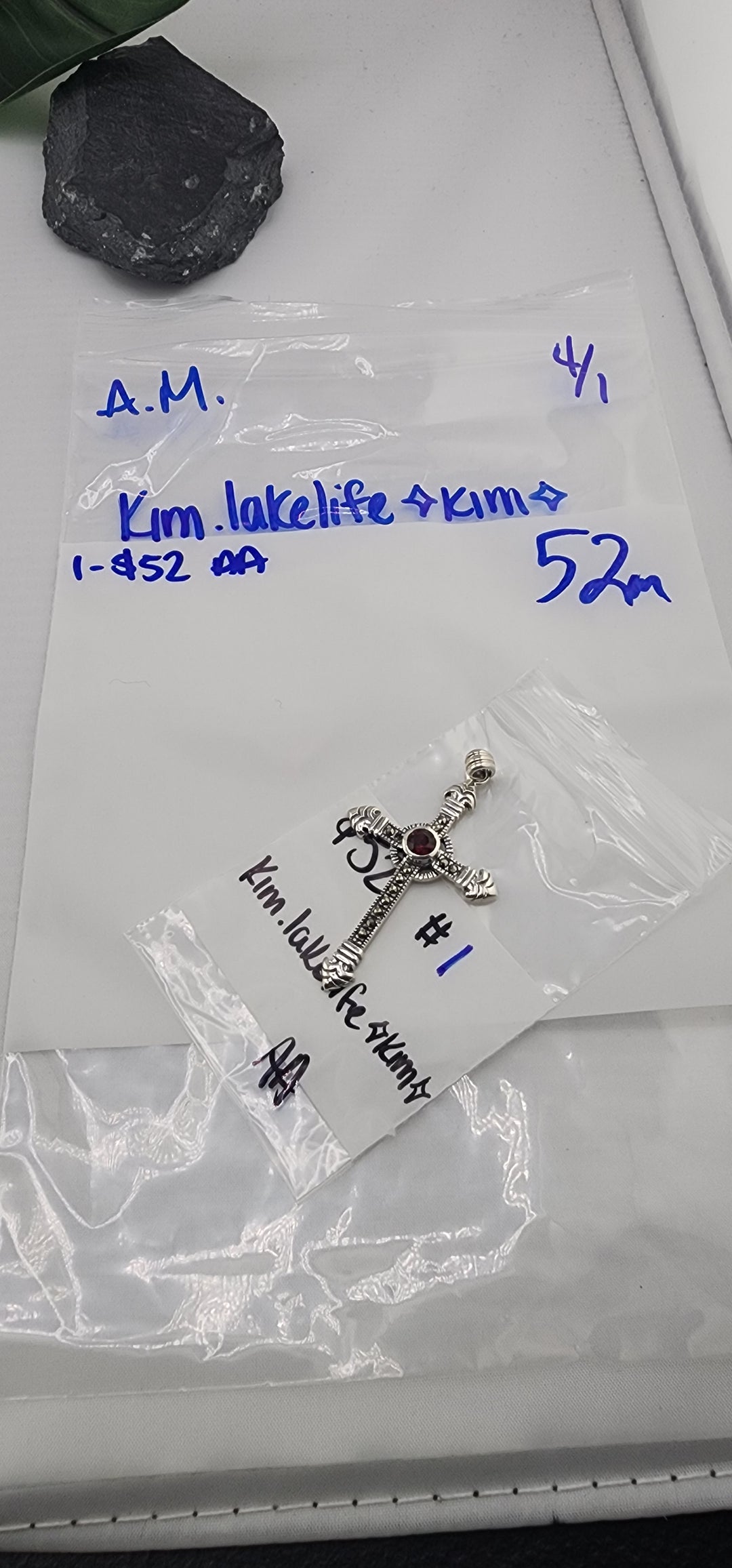 RESERVED FOR: kim.lakelife✨️kim✨️- 4/1/2025 tiktok A.M. Live Show -  1 Sterling Silver Items