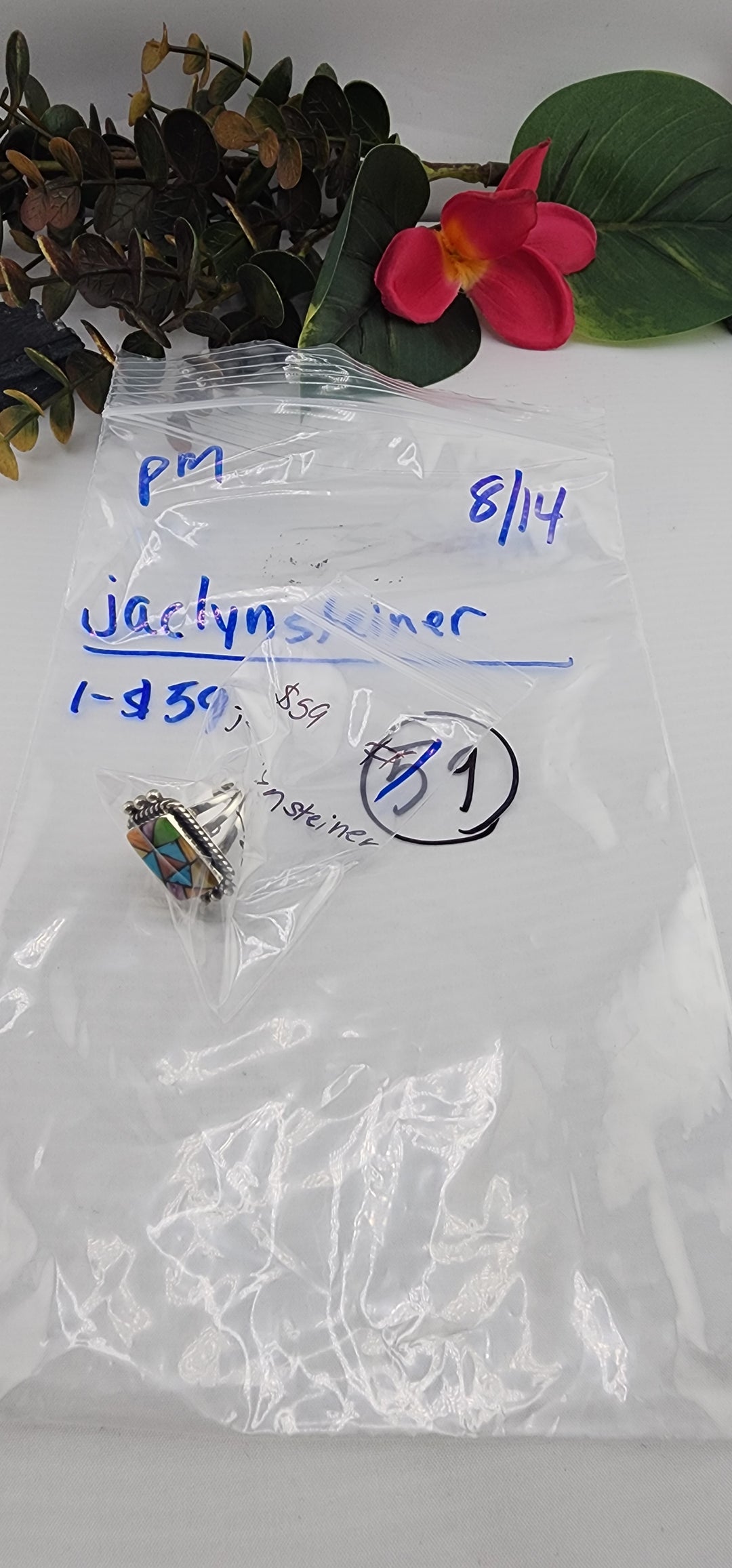PM SHOW 48HR - RESERVED FOR: jaclynsteiner - 8/14/2025 FL tiktok Live Show - 1 Sterling Silver Items