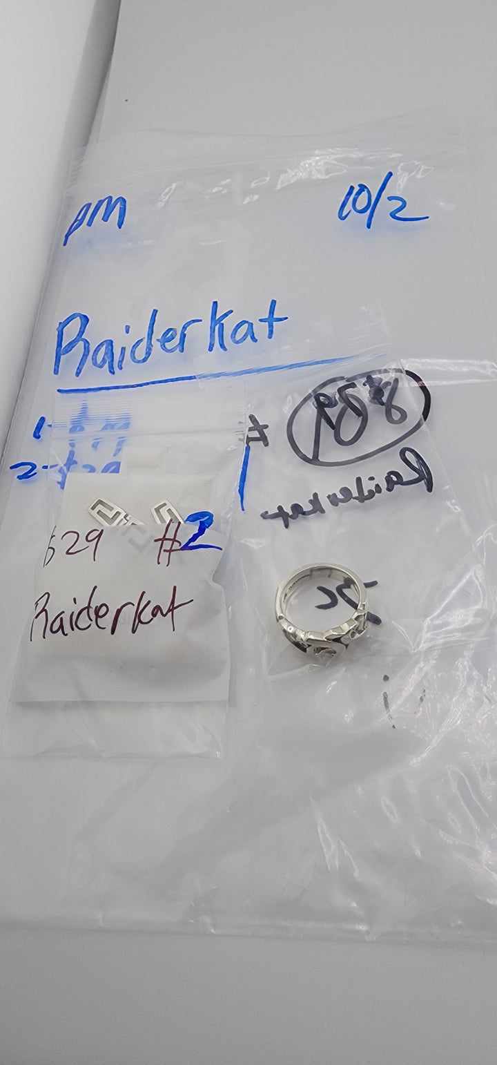PM SHOW 48HR - RESERVED FOR: Raiderkat - 10/2/2025 FL tiktok Live Show - 2 Sterling Silver Items