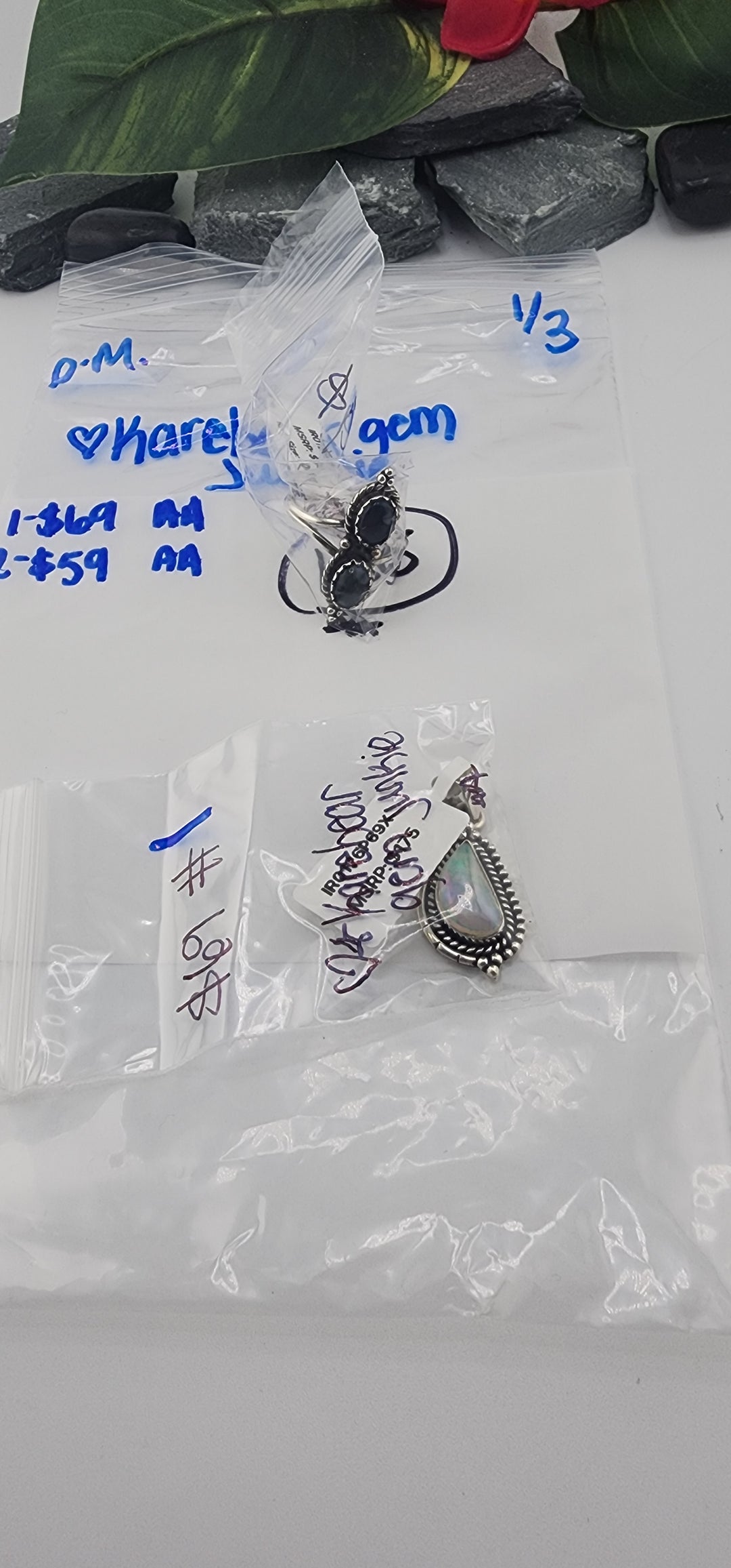 PM SHOW 48HR - RESERVED FOR: ❤️karebear gem Junkie - 1/3/2026 tiktok Live Show - 2 Sterling Silver Items