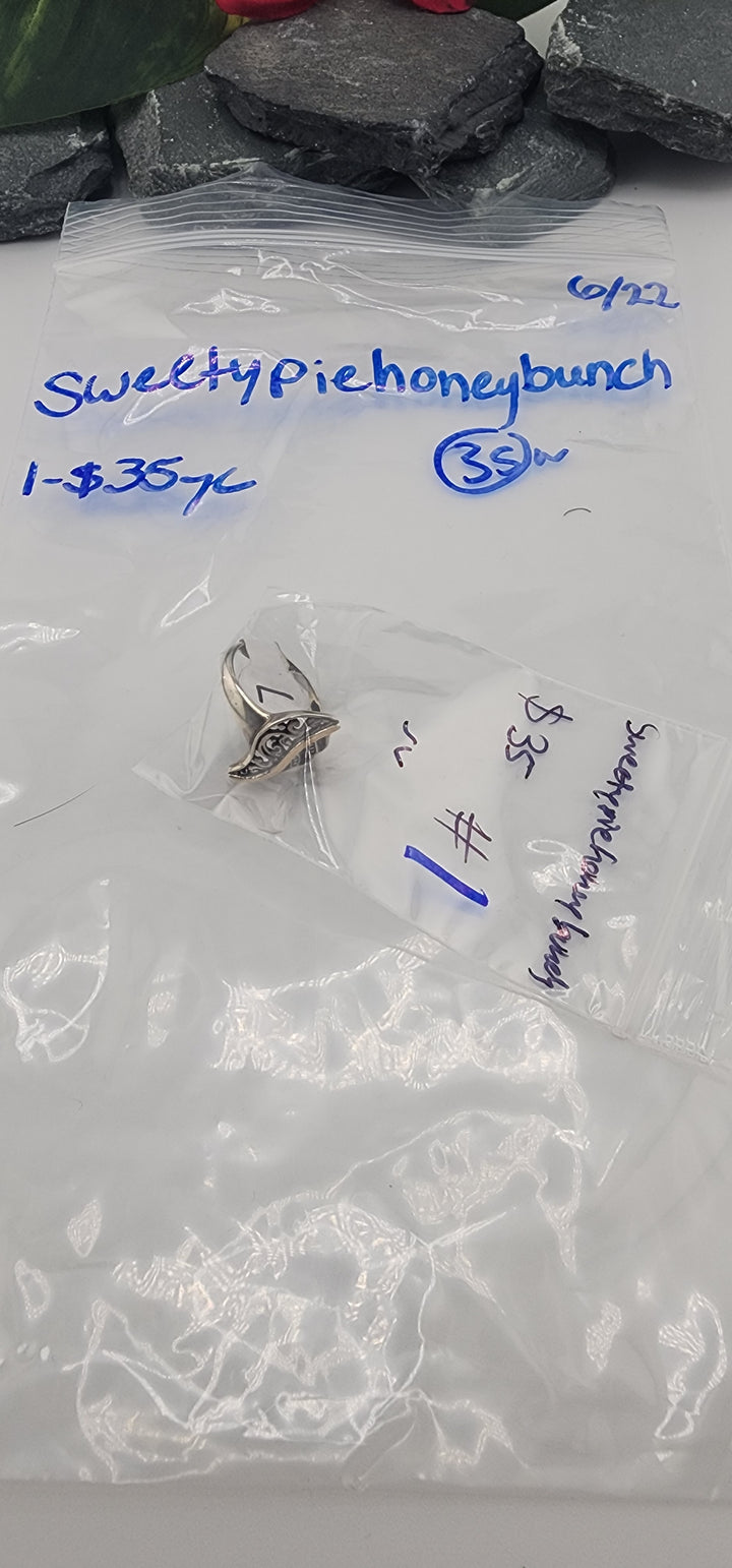 RESERVED FOR: sweetypiehoneybunch - 6/22/2025 tiktok Reservation Live Show - 1 Sterling Silver Items