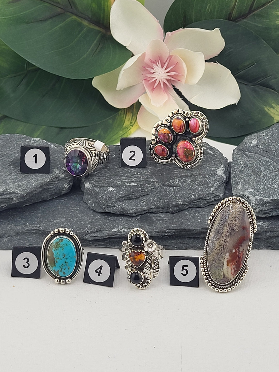 RESERVED FOR: wendygordon809 - A.M. Show 1/3/2025 - 5 Sterling Silver Items