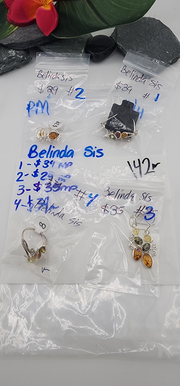 PM SHOW 48HR - RESERVED FOR: Belinda sis - 11/4/2025 tiktok Live Show - 4 Sterling Silver Items