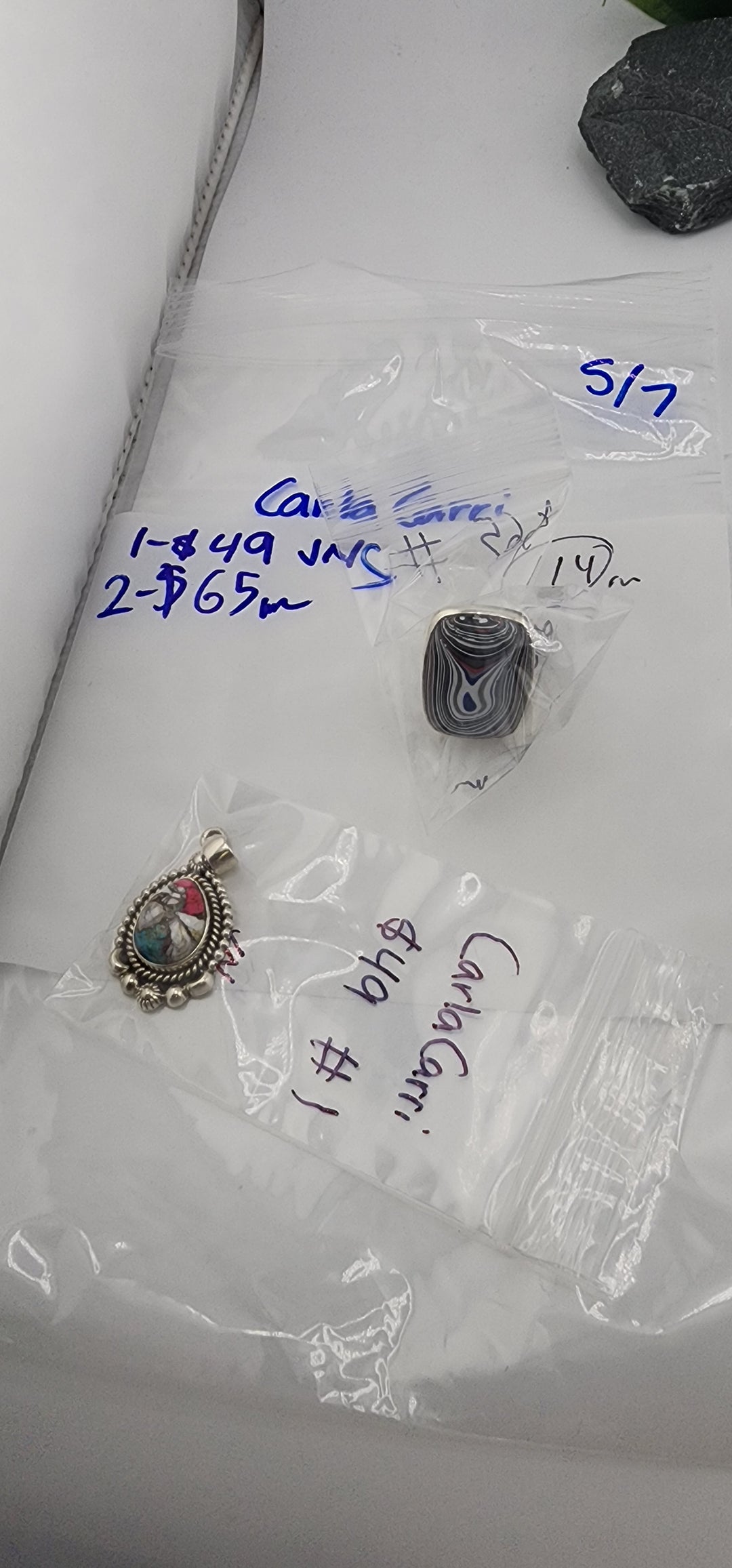 RESERVED FOR:  CarlaCarri- 5/7/2025 tiktok Live Show -2  Sterling Silver Items