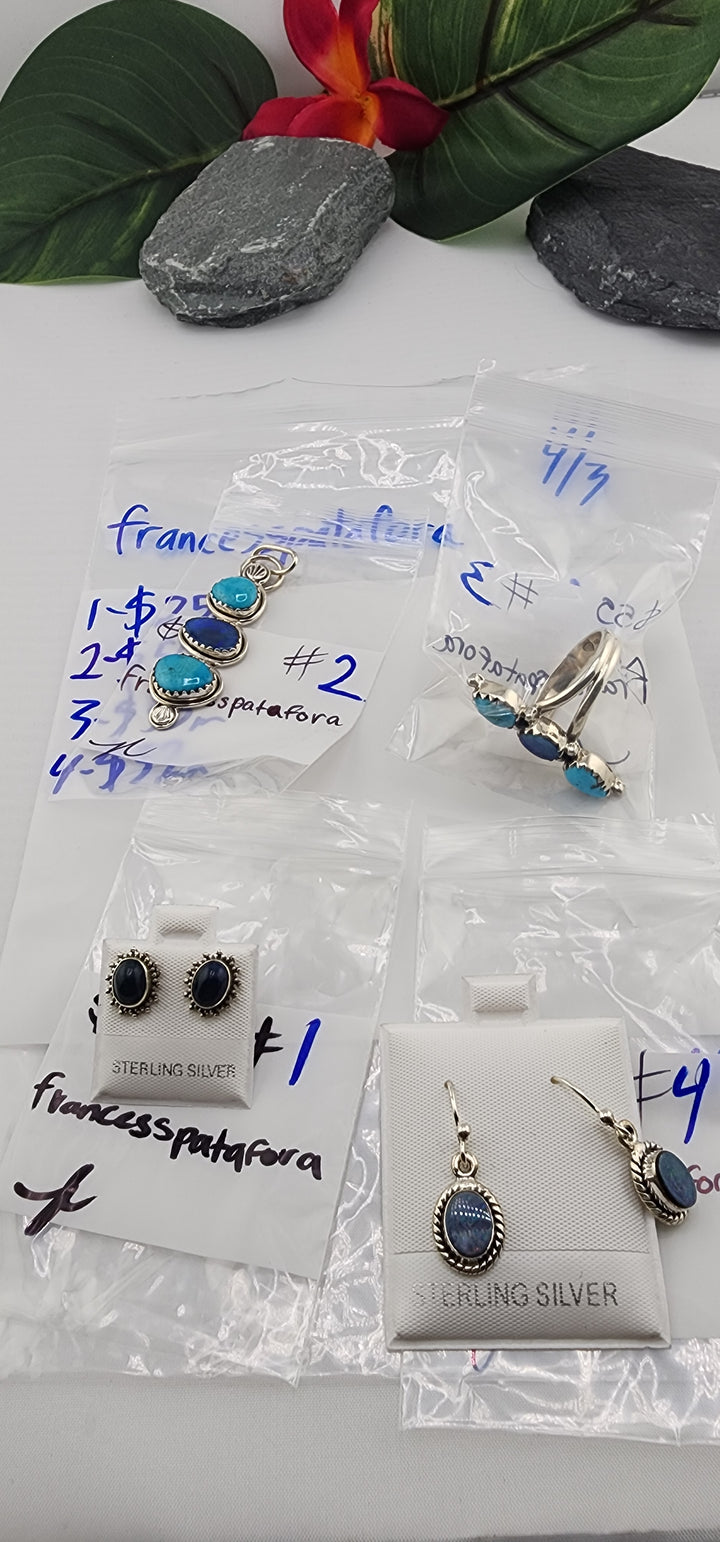 RESERVED FOR: francesspatafora - 4/3/2025 Tiktok Live Show - 4 Sterling Silver Items