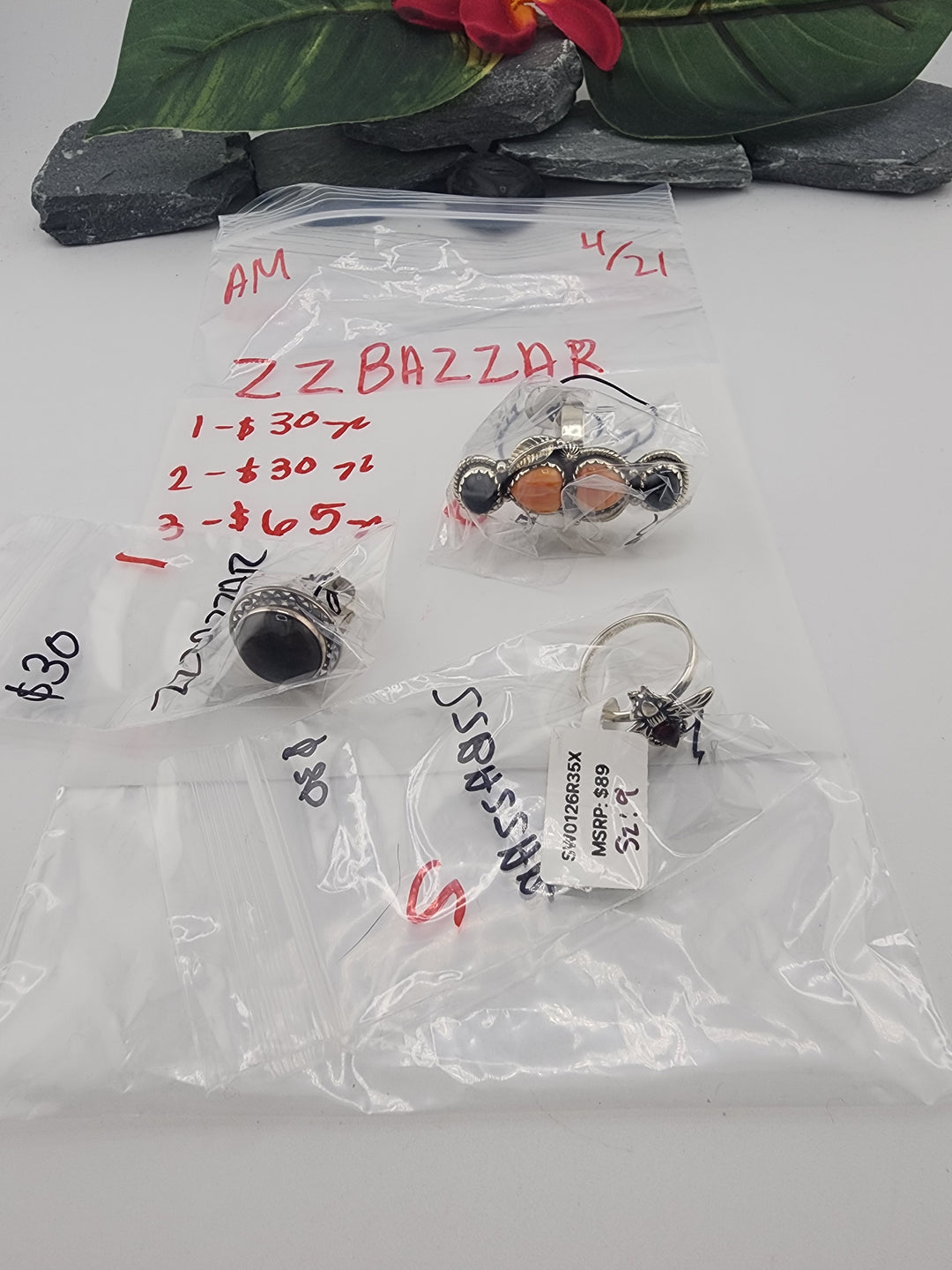 ZZBAZZAR - 4/21/26 - 3 925 Sterling Silver Items