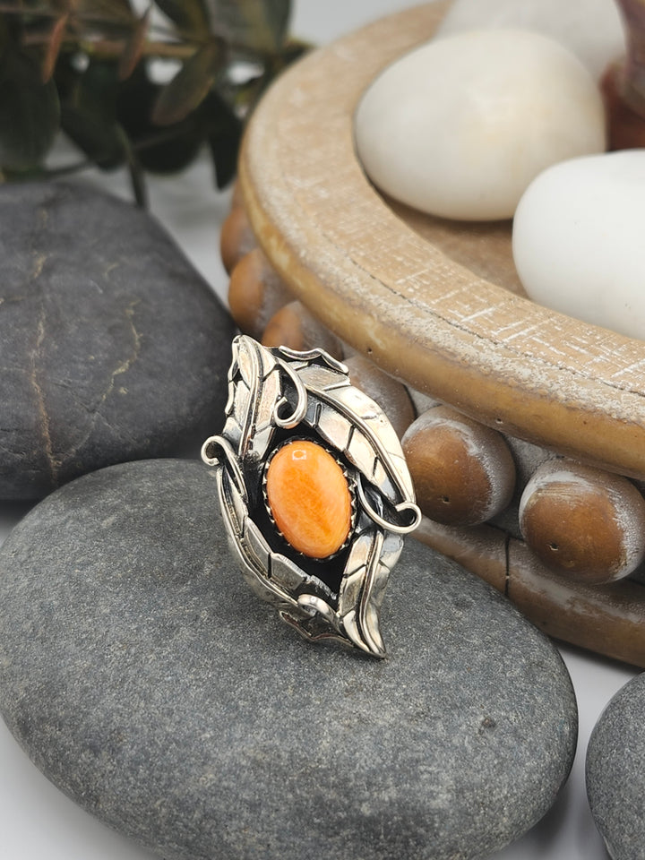 Turquoise & 925 Sterling Silver Ring Size 8.5