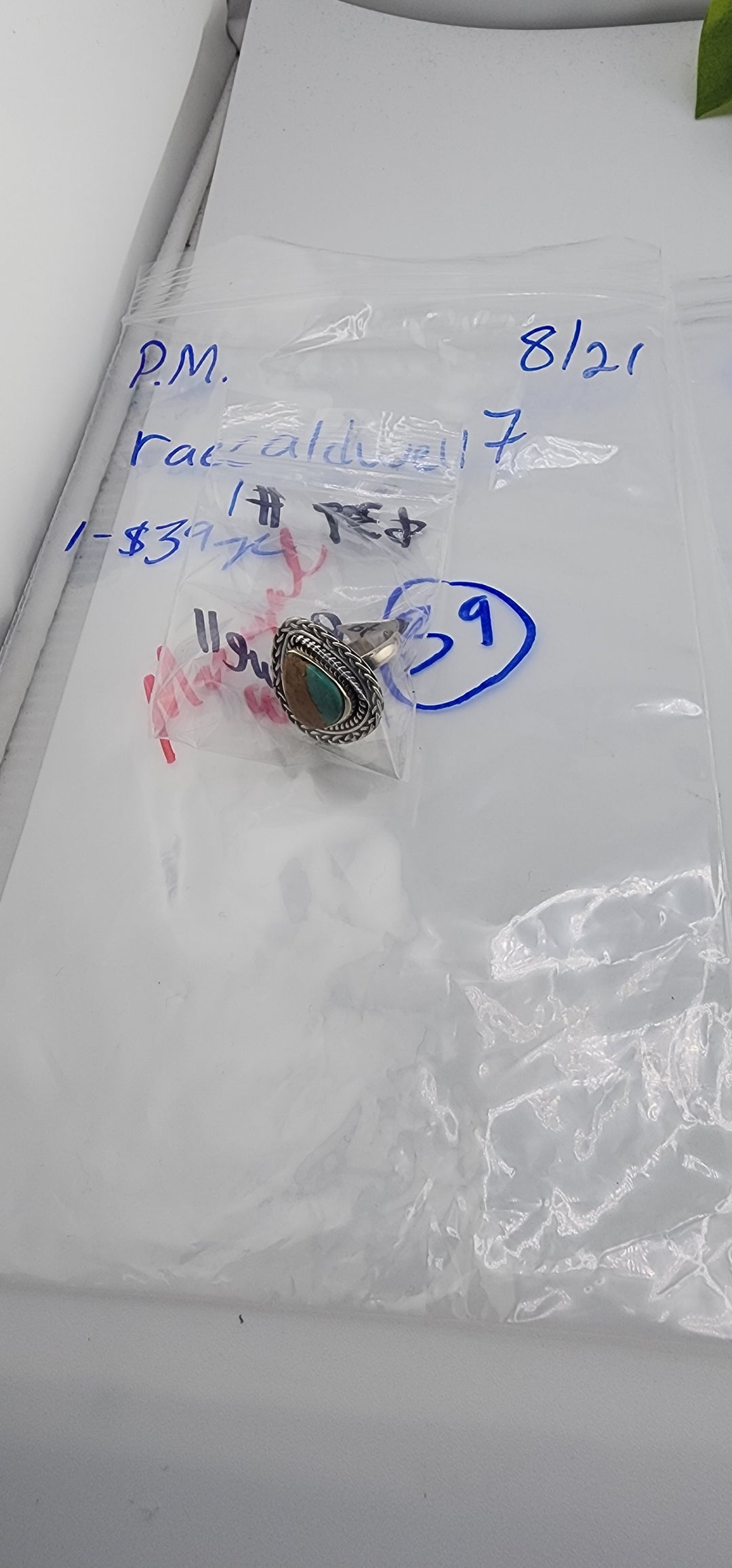 PM SHOW 48HR - RESERVED FOR: raecaldwell7 - 8/21/2025 FL tiktok Live Show - 1 Sterling Silver Items