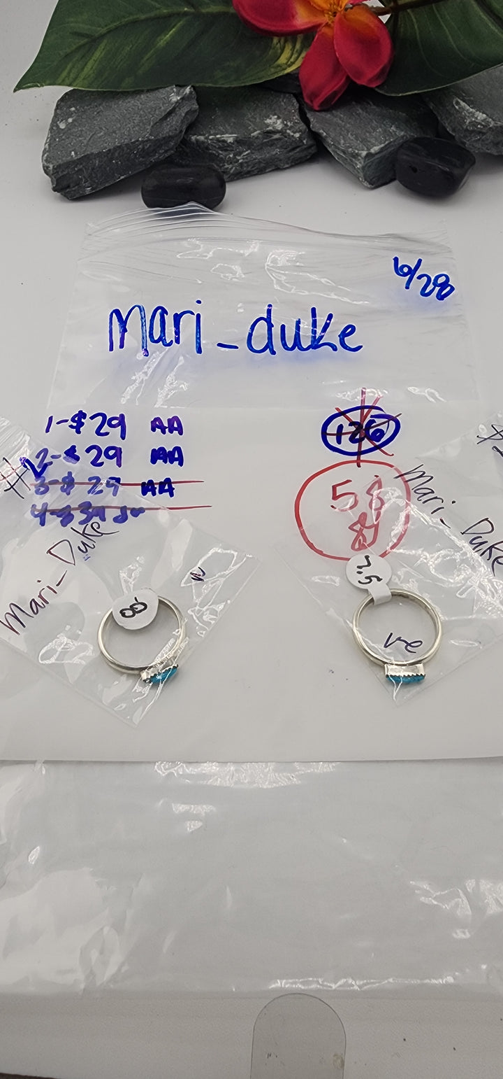 48HR - RESERVED FOR: Mari_Duke - 6/28/2025 FL tiktok Live Show - 2 Sterling Silver Items