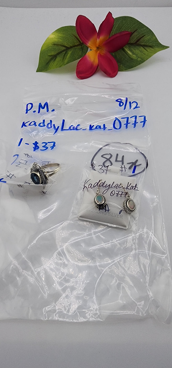 PM SHOW 48HR - RESERVED FOR: KaddyLac_kat_0777  - 8/12/2025 FL tiktok Live Show - 2 Sterling Silver Items