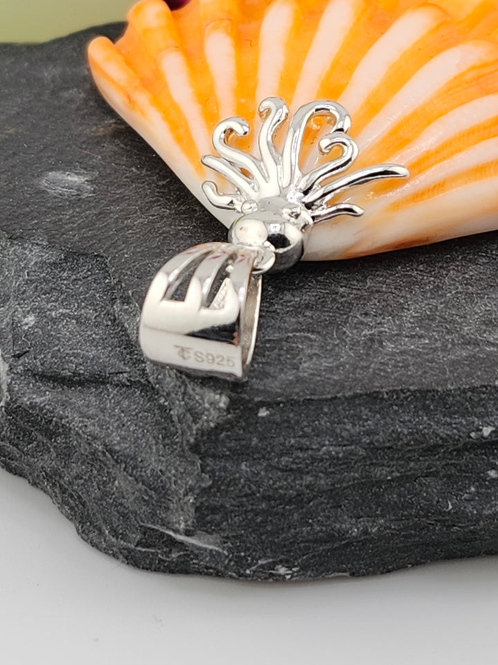 Carved Spiny Oyster Sea Shell Pendant