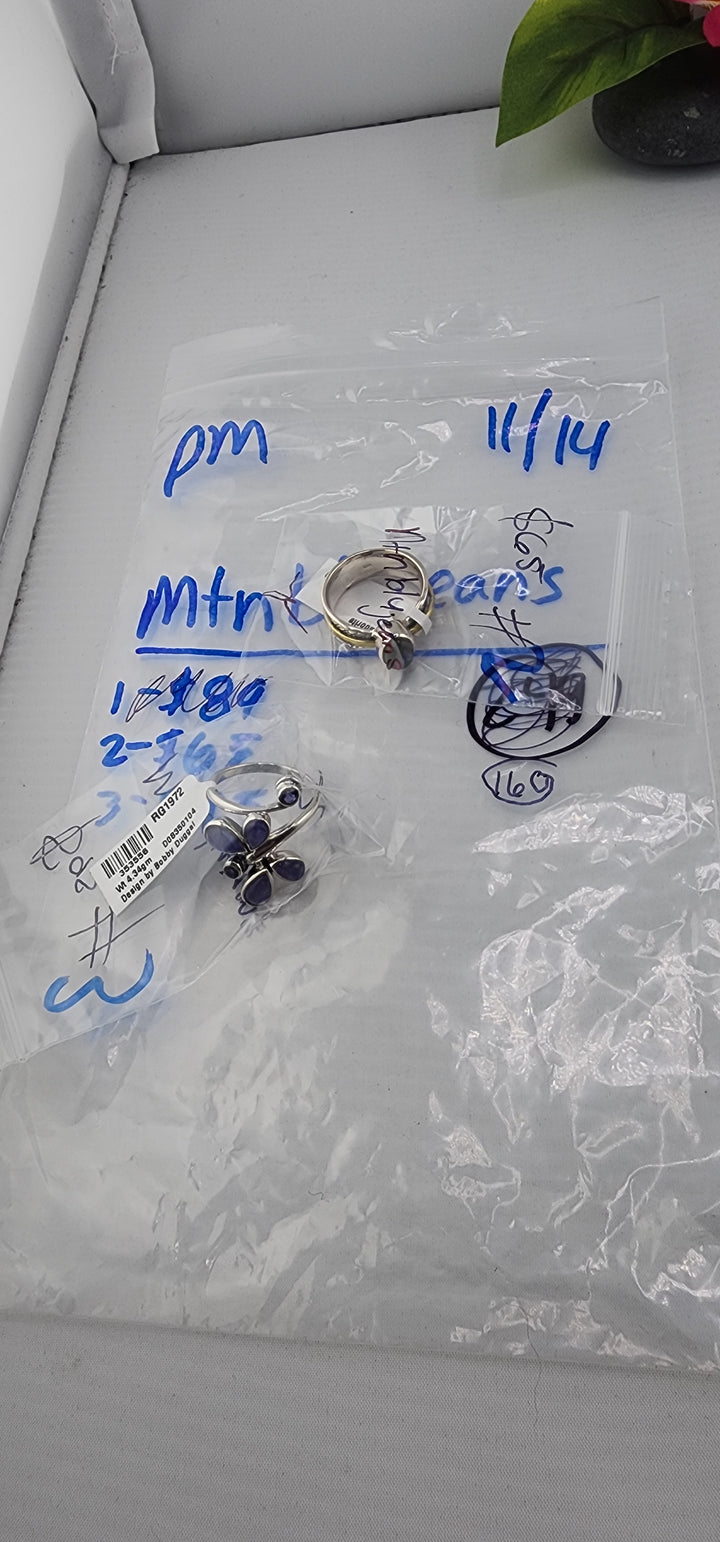 PM SHOW 48HR - RESERVED FOR: mtnblujeans - 11/14/2025 tiktok Live Show - 2 Sterling Silver Items
