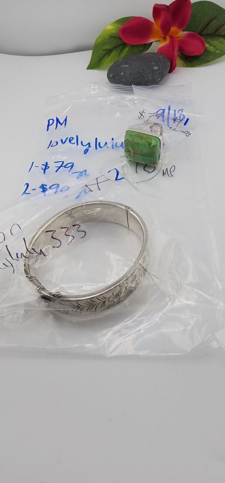 PM SHOW 48HR - RESERVED FOR: lovelylulu333 - 9/18/2025 FL tiktok Live Show - 2 Sterling Silver Items